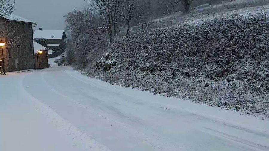 Imagen de nieve en la zona de Benasque