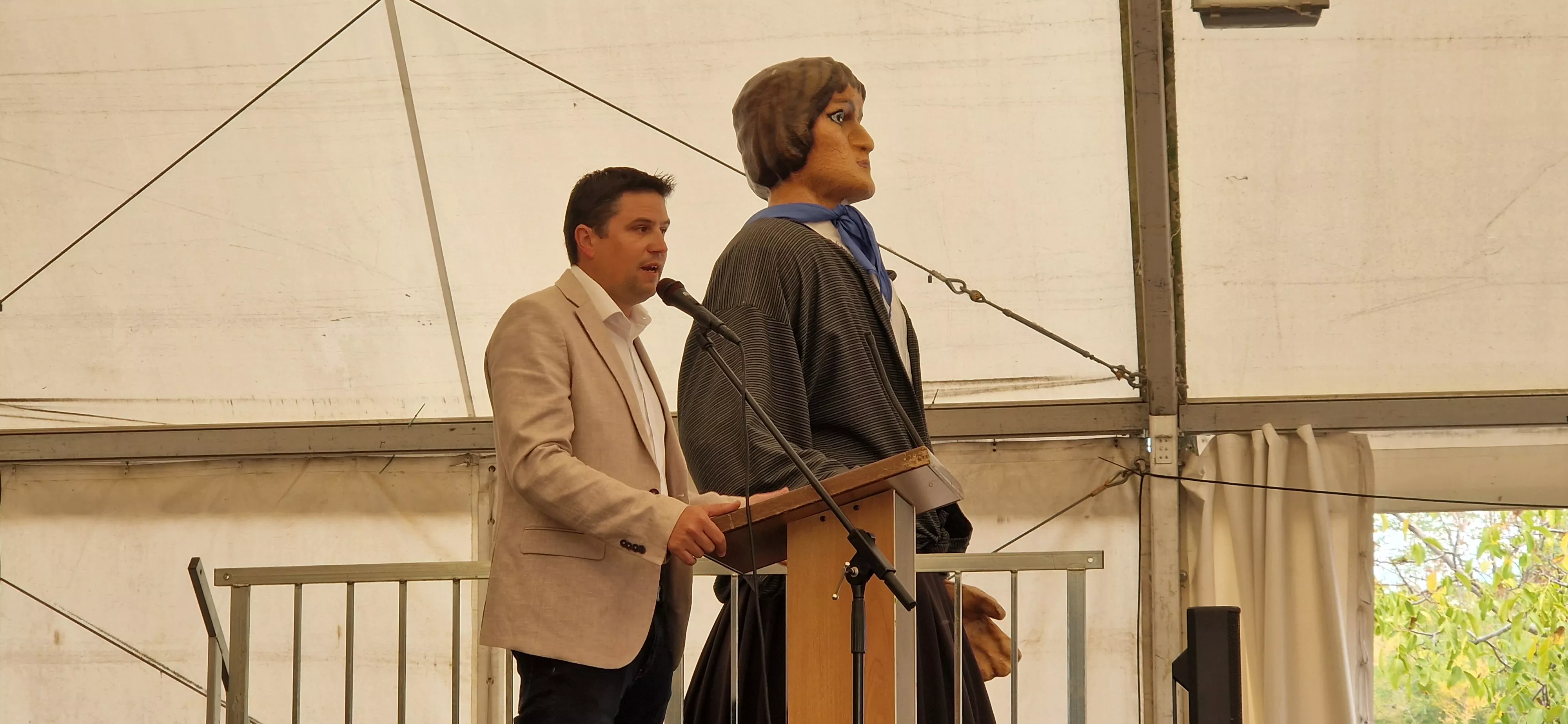 Inauguración de la Feria del Prepirineo 2025 en Ayerbe. Foto Myriam Martínez