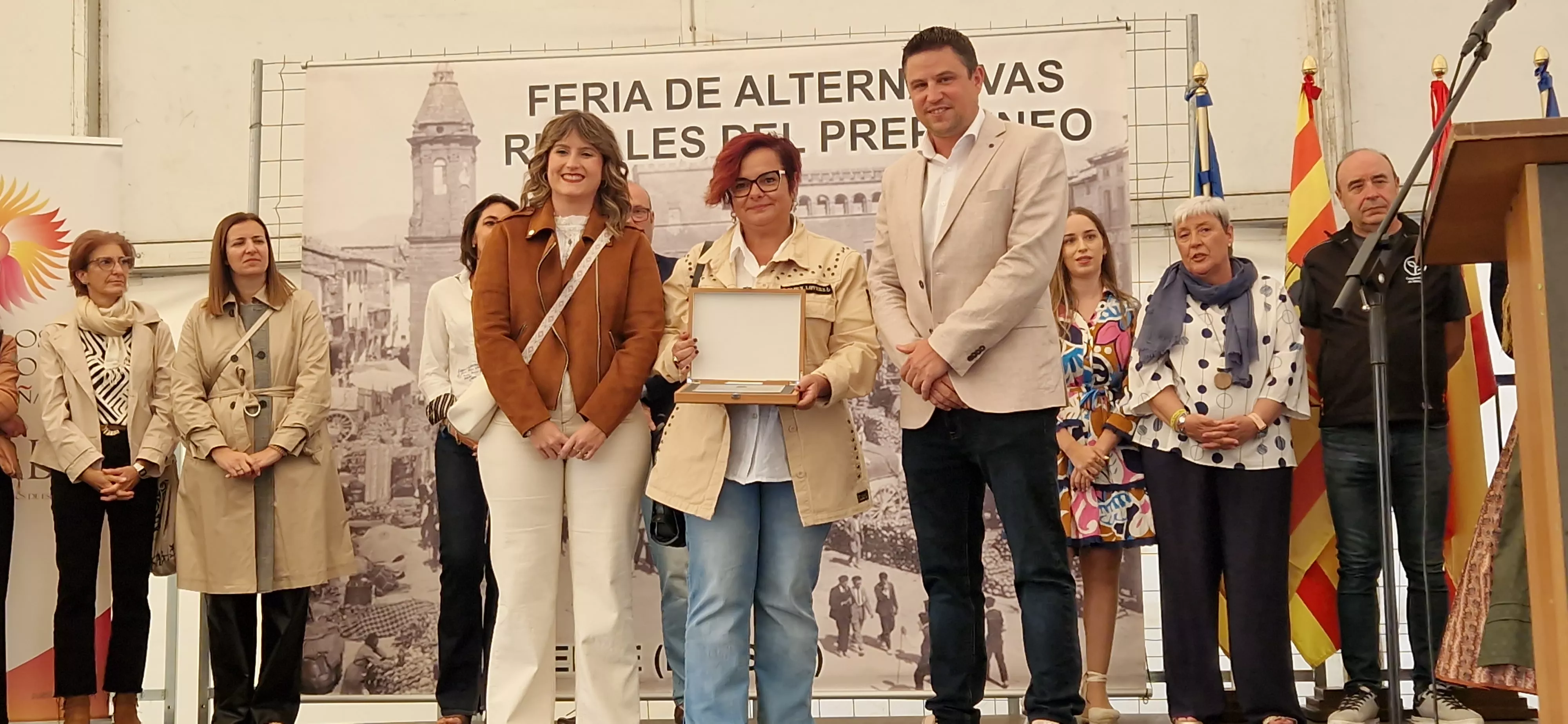 Almudévar, localidad invitada a la Feria del Prepirineo 2025 en Ayerbe. Foto Myriam Martínez