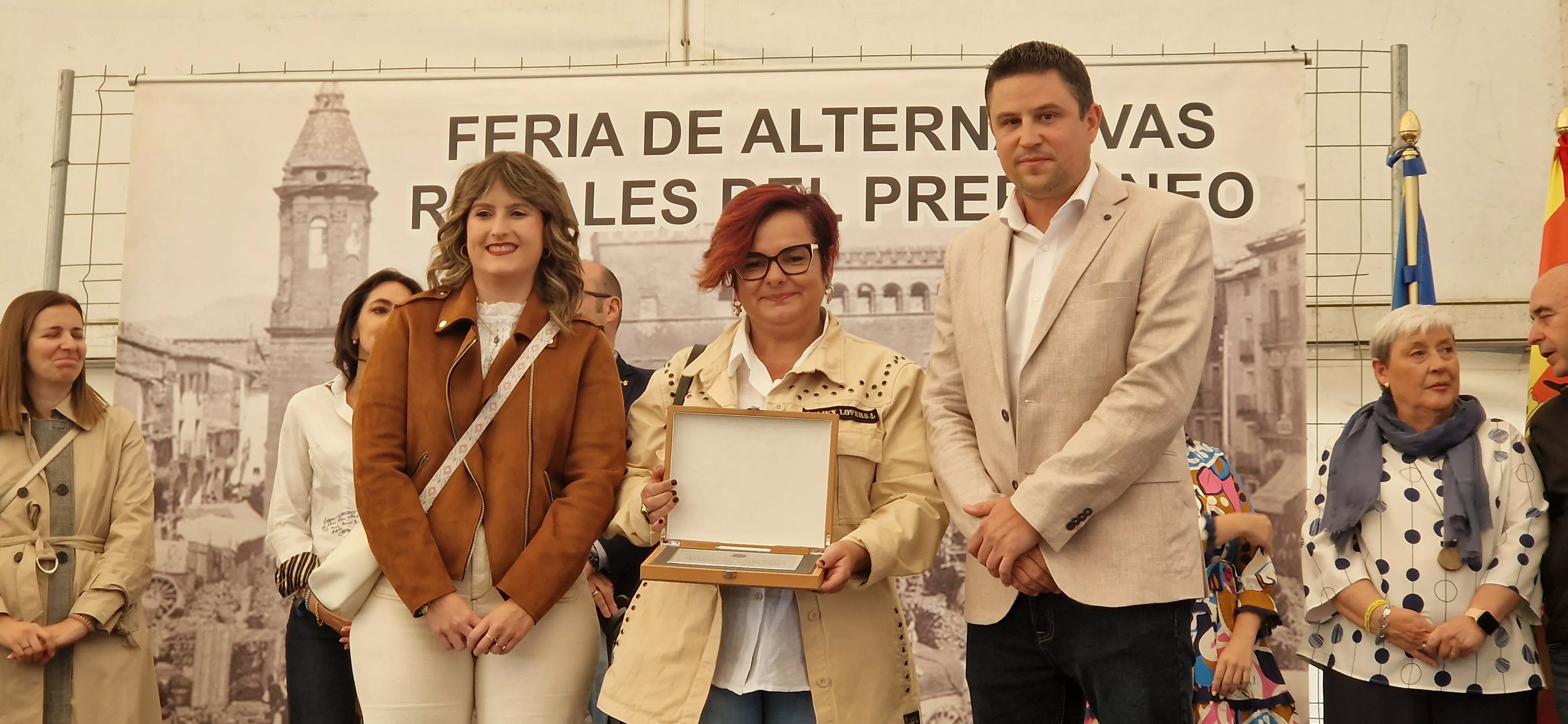 Almudévar, localidad invitada a la Feria del Prepirineo 2025 en Ayerbe. Foto Myriam Martínez