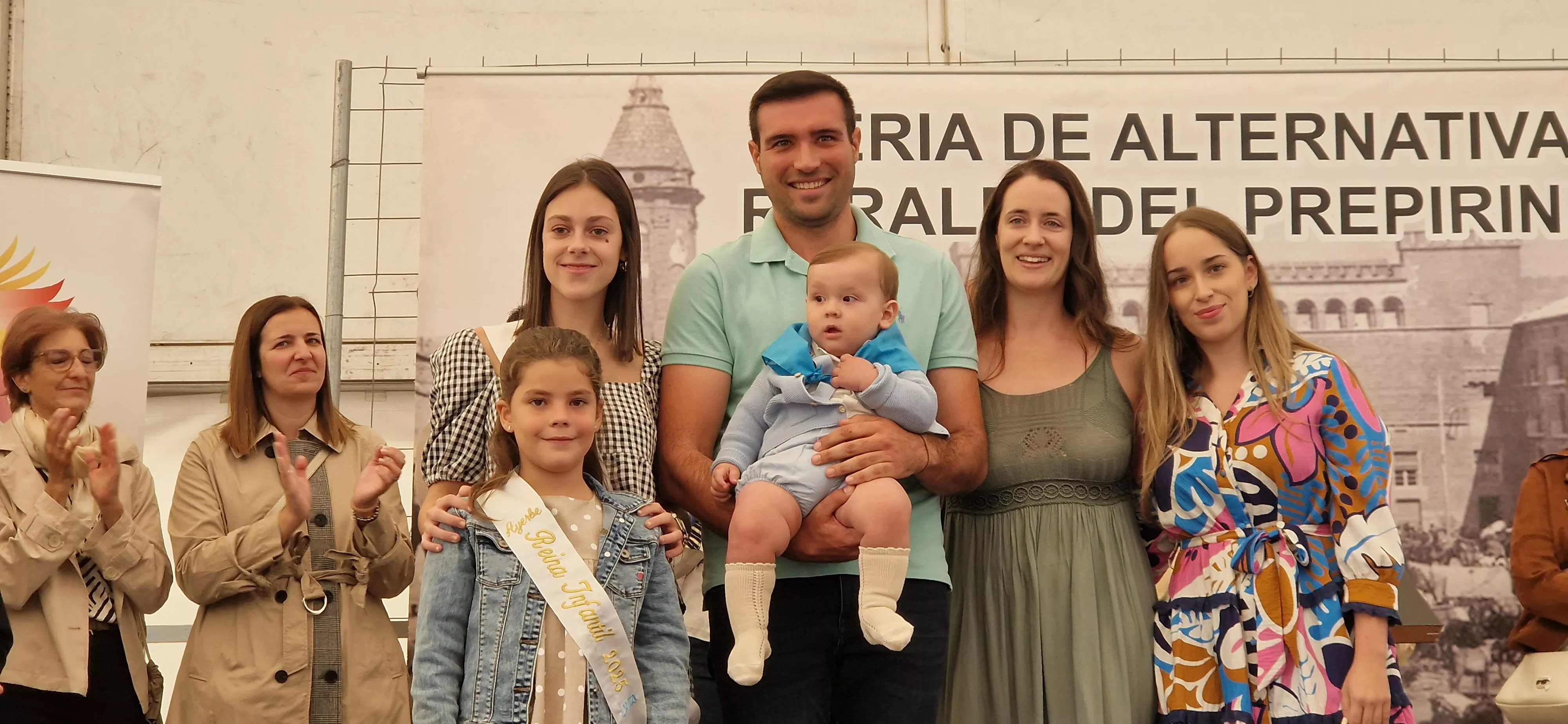Homenaje a los recién nacidos de Ayerbe en la Feria del Prepirineo 2025. Foto Myriam Martínez