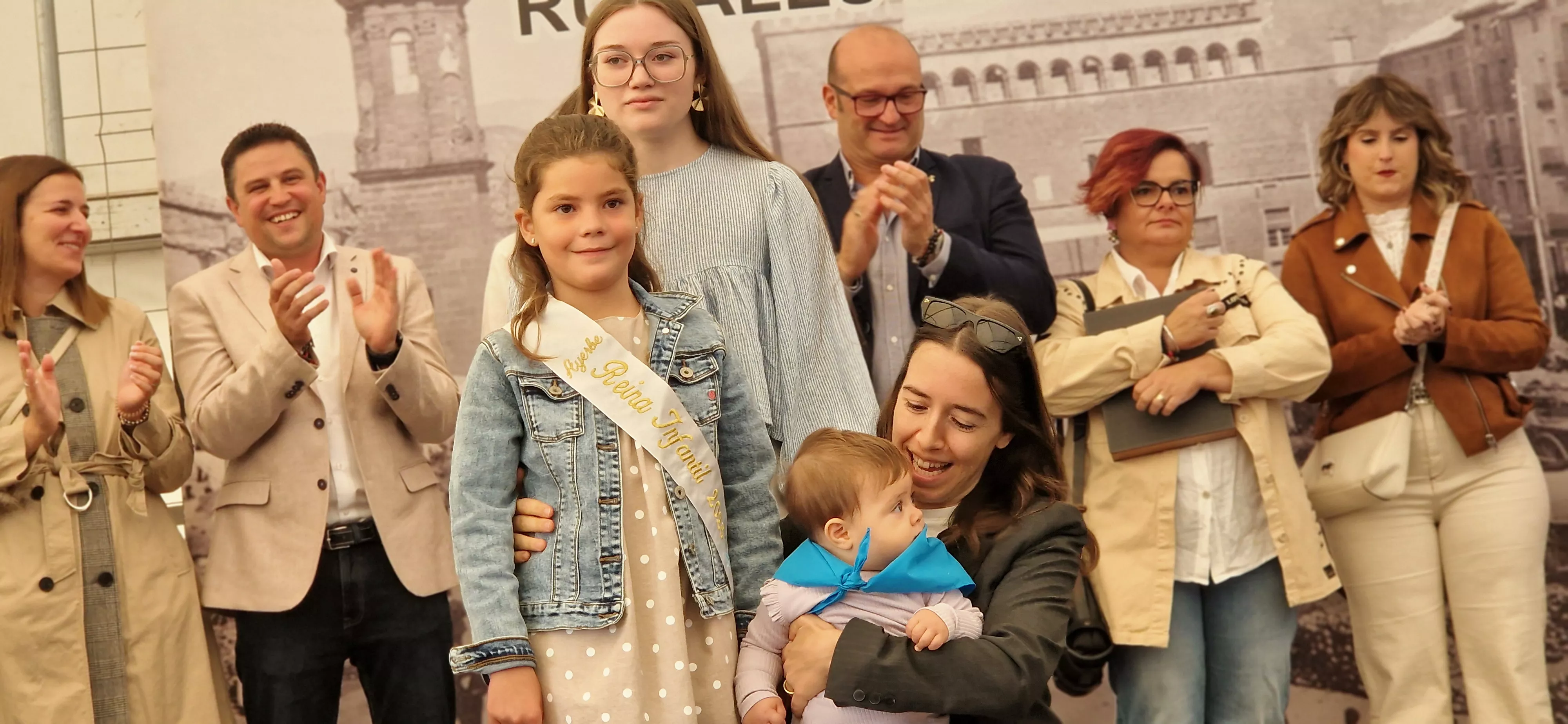 Homenaje a los recién nacidos de Ayerbe en la Feria del Prepirineo 2025. Foto Myriam Martínez