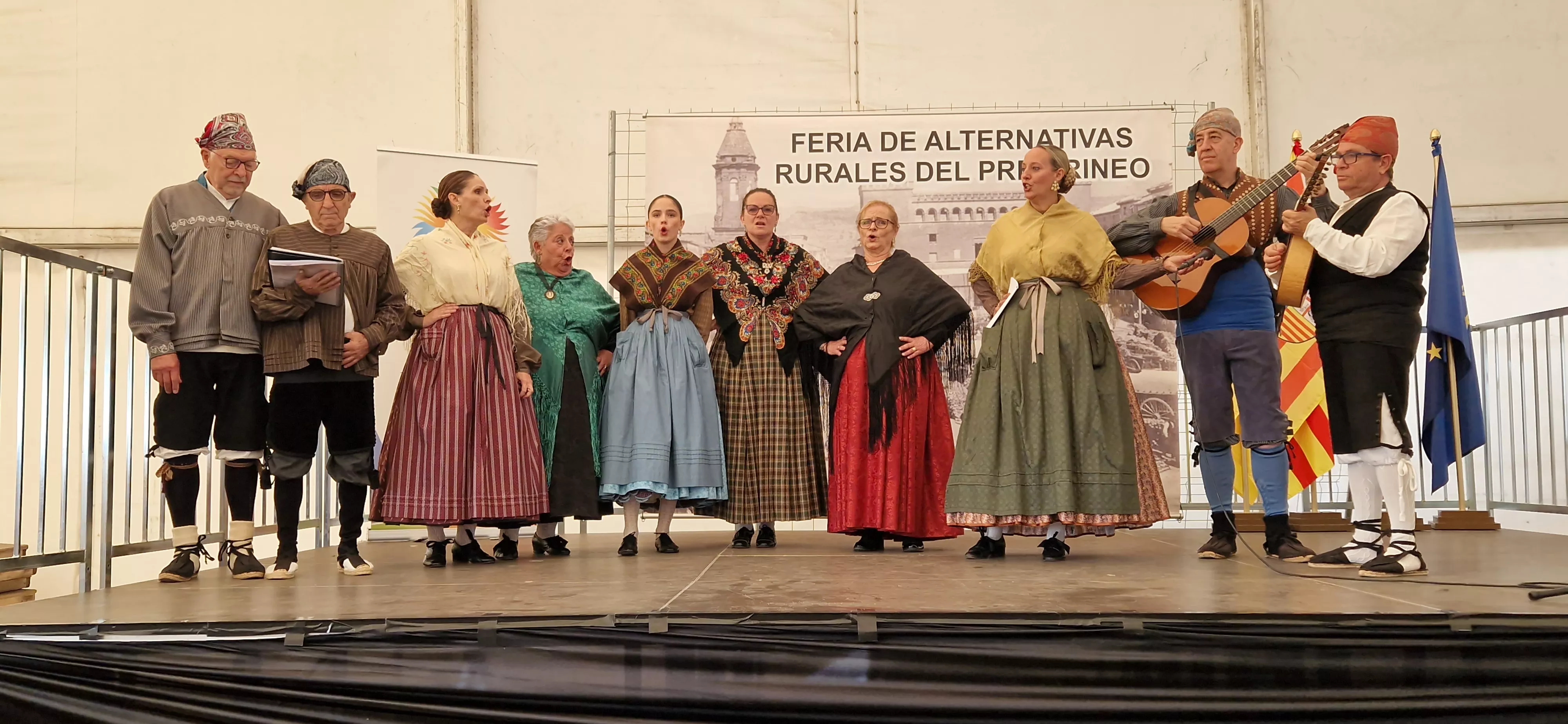 Inauguración de la Feria de Alternativas Rurales del Prepirineo 2025 en Ayerbe. Foto Myriam Martínez