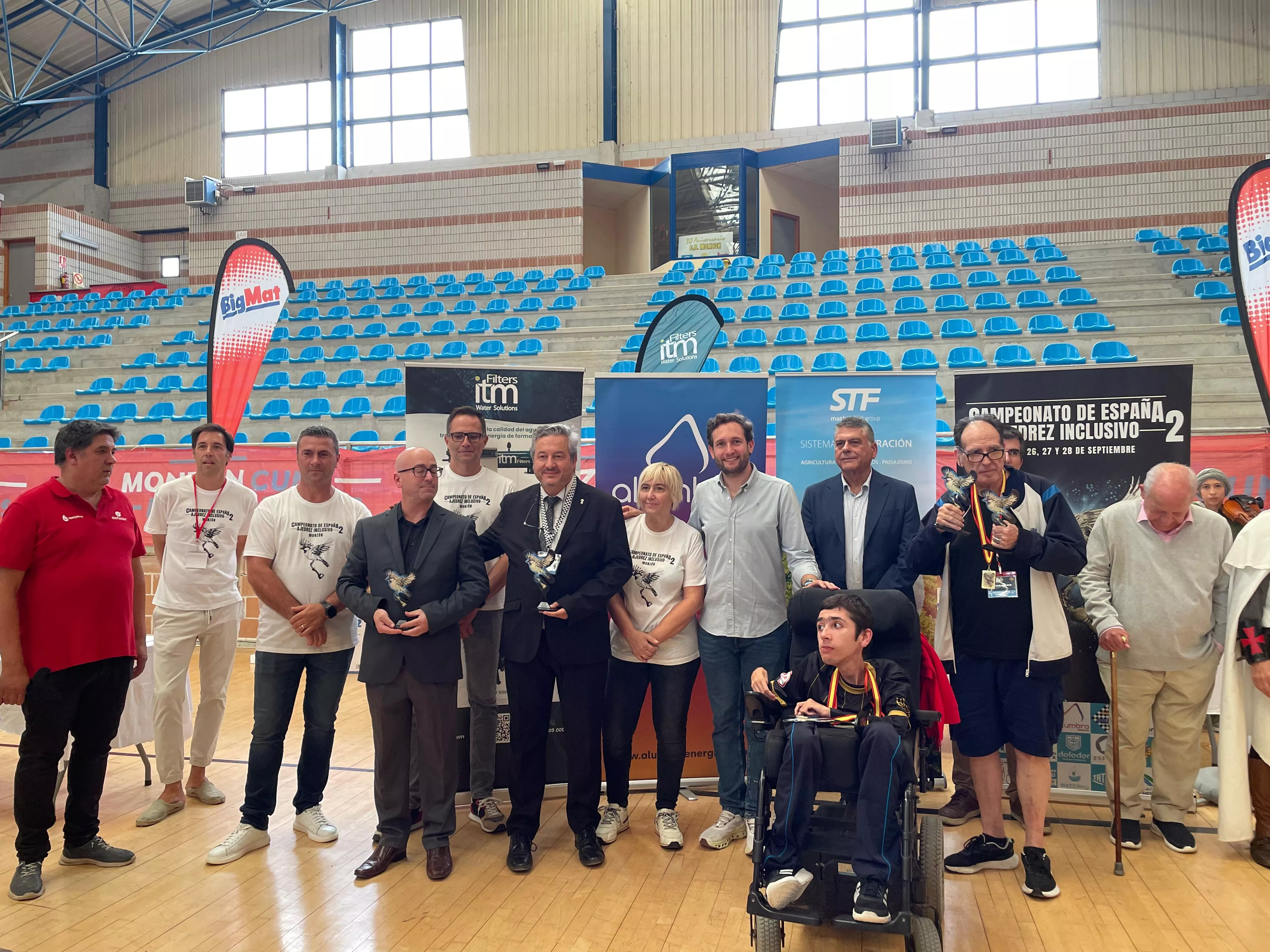 Podio final del campeonato.