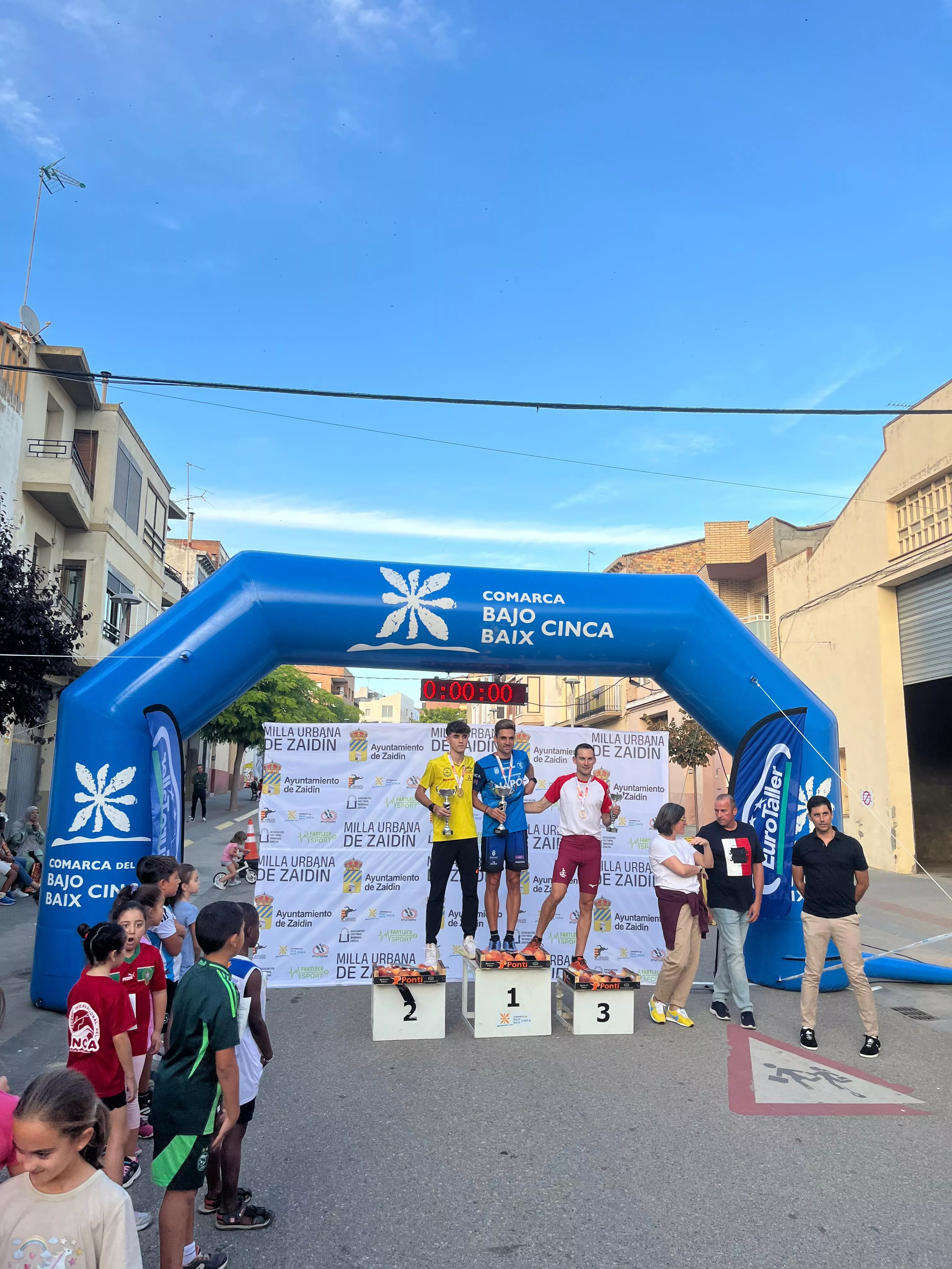 Podio absoluto masculino.