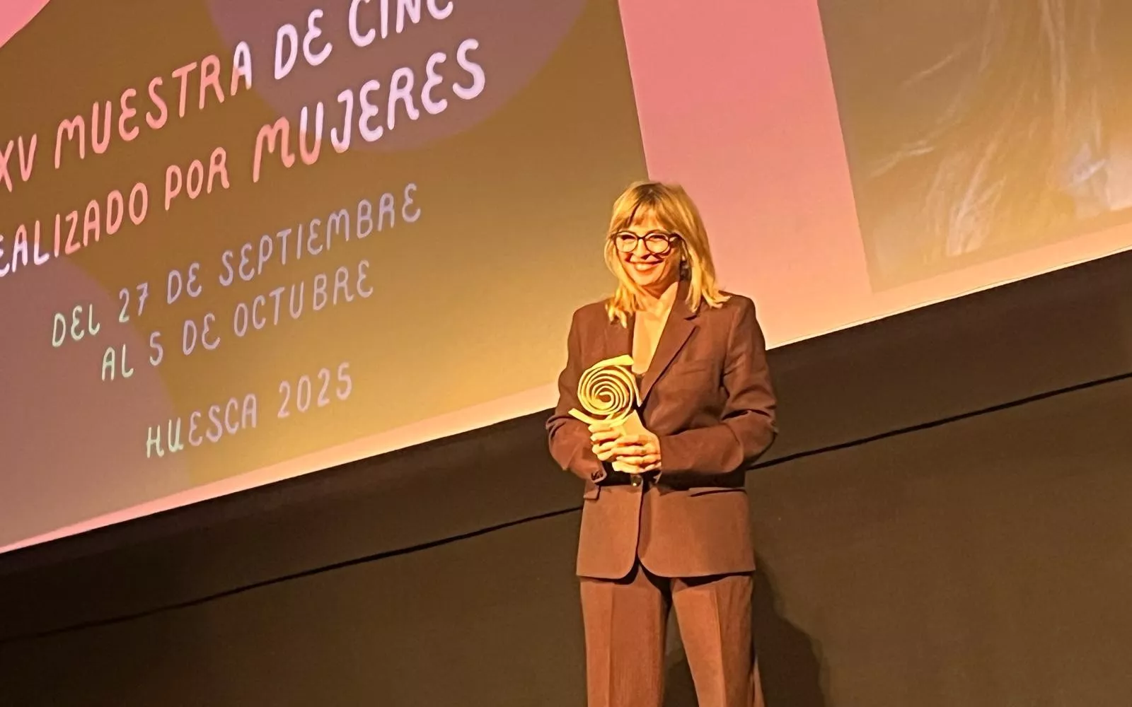 Entrega del Premio Pan y Rosas 2025 a Marisol Aznar. Foto Mercedes Manterola