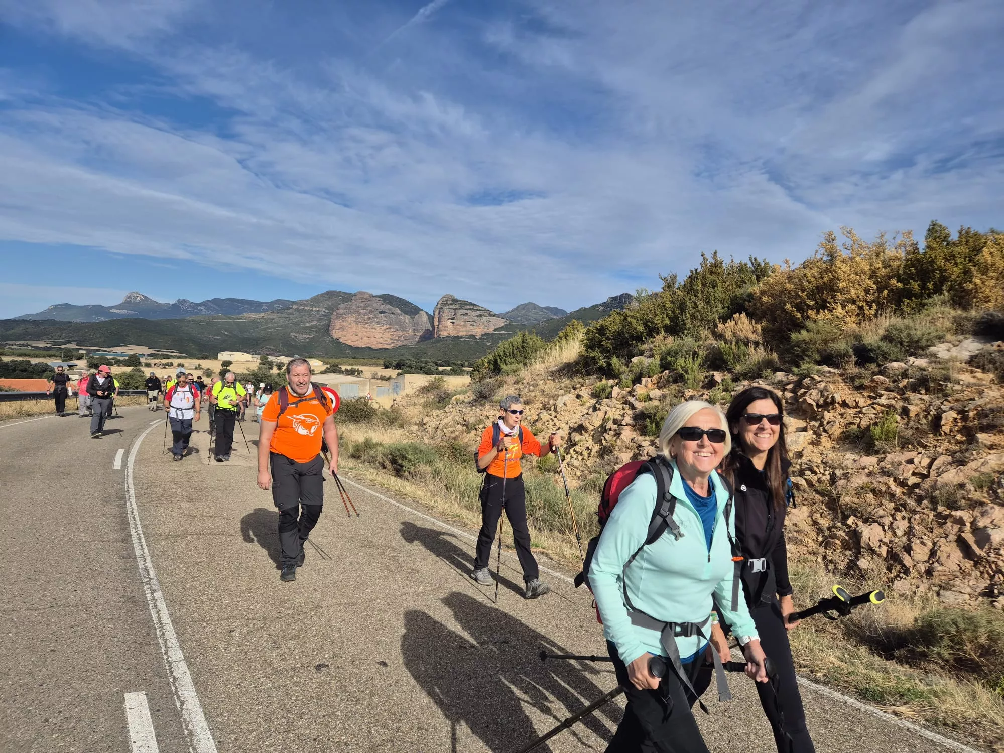 V Marcha del Abadiado Historia y Naturaleza. Foto Juanlu Herrero