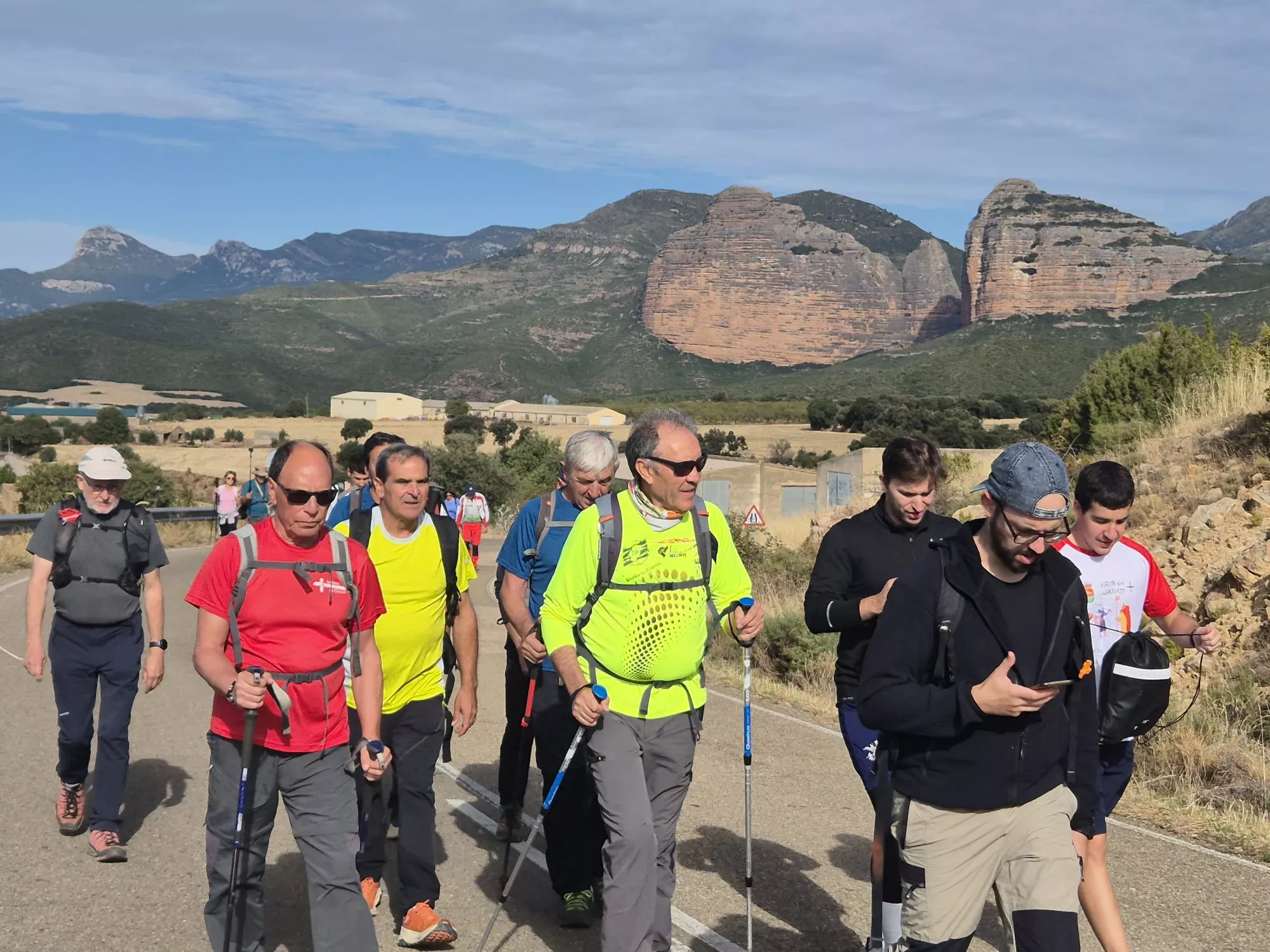 V Marcha del Abadiado Historia y Naturaleza. Foto Juanlu Herrero