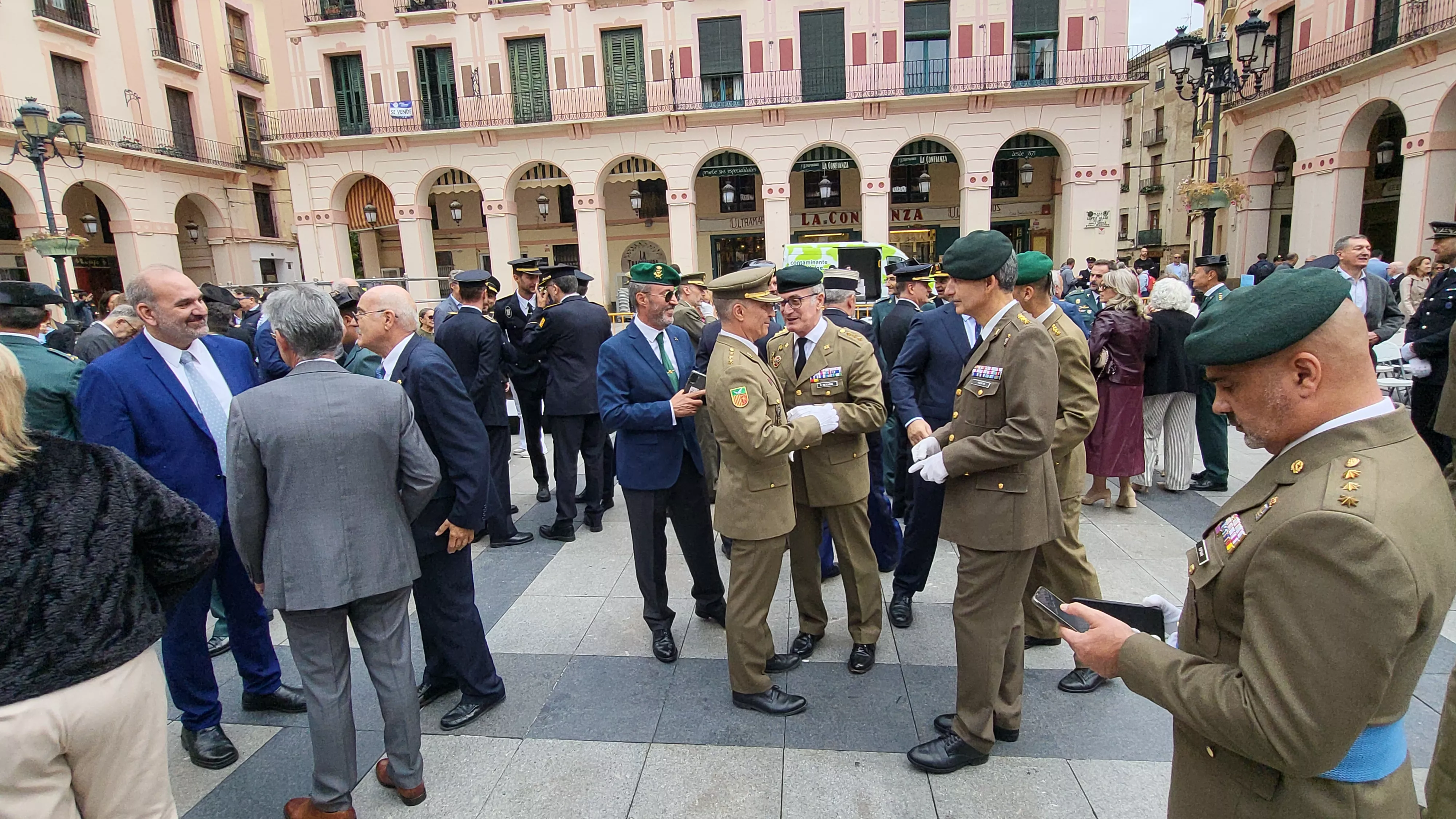 Celebración del Día de la Policía Nacional en Huesca. Foto Mercedes Manterola