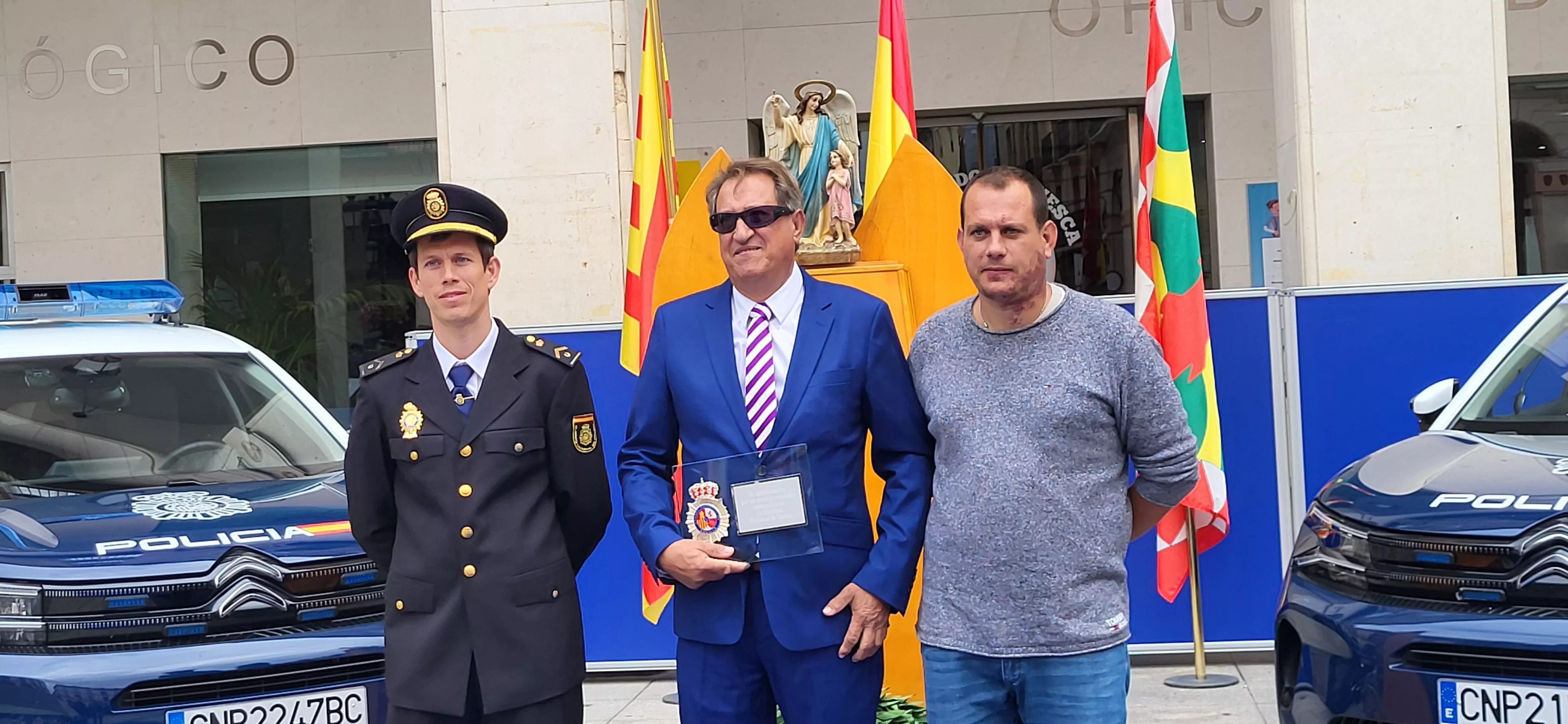 Celebración del Día de la Policía Nacional en Huesca. Foto Mercedes Manterola