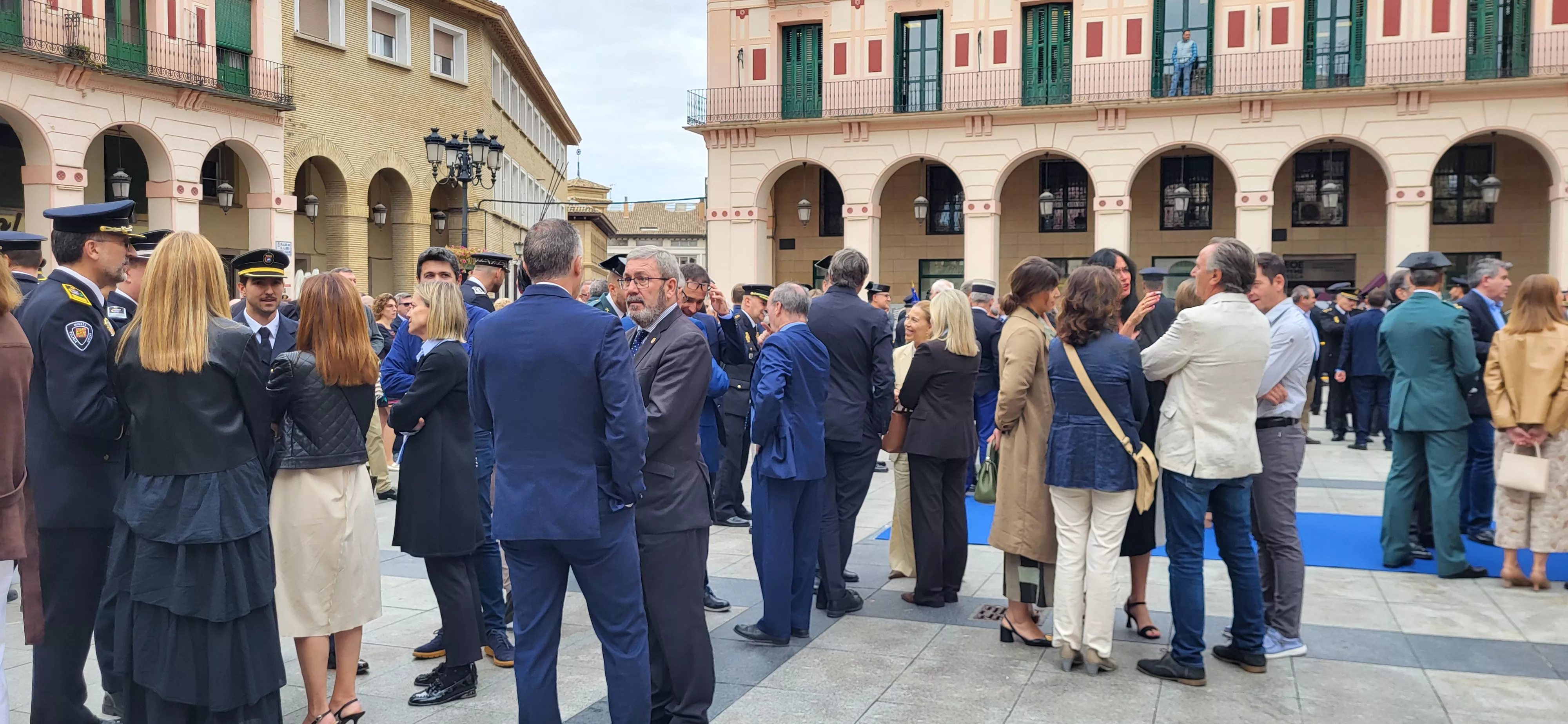 Celebración del Día de la Policía Nacional en Huesca. Foto Mercedes Manterola