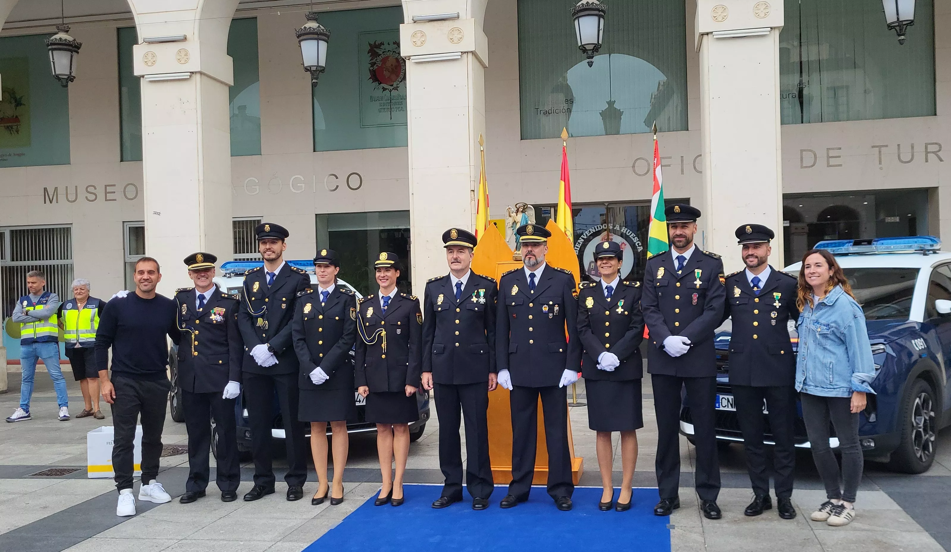 Celebración del Día de la Policía Nacional en Huesca. Foto Mercedes Manterola