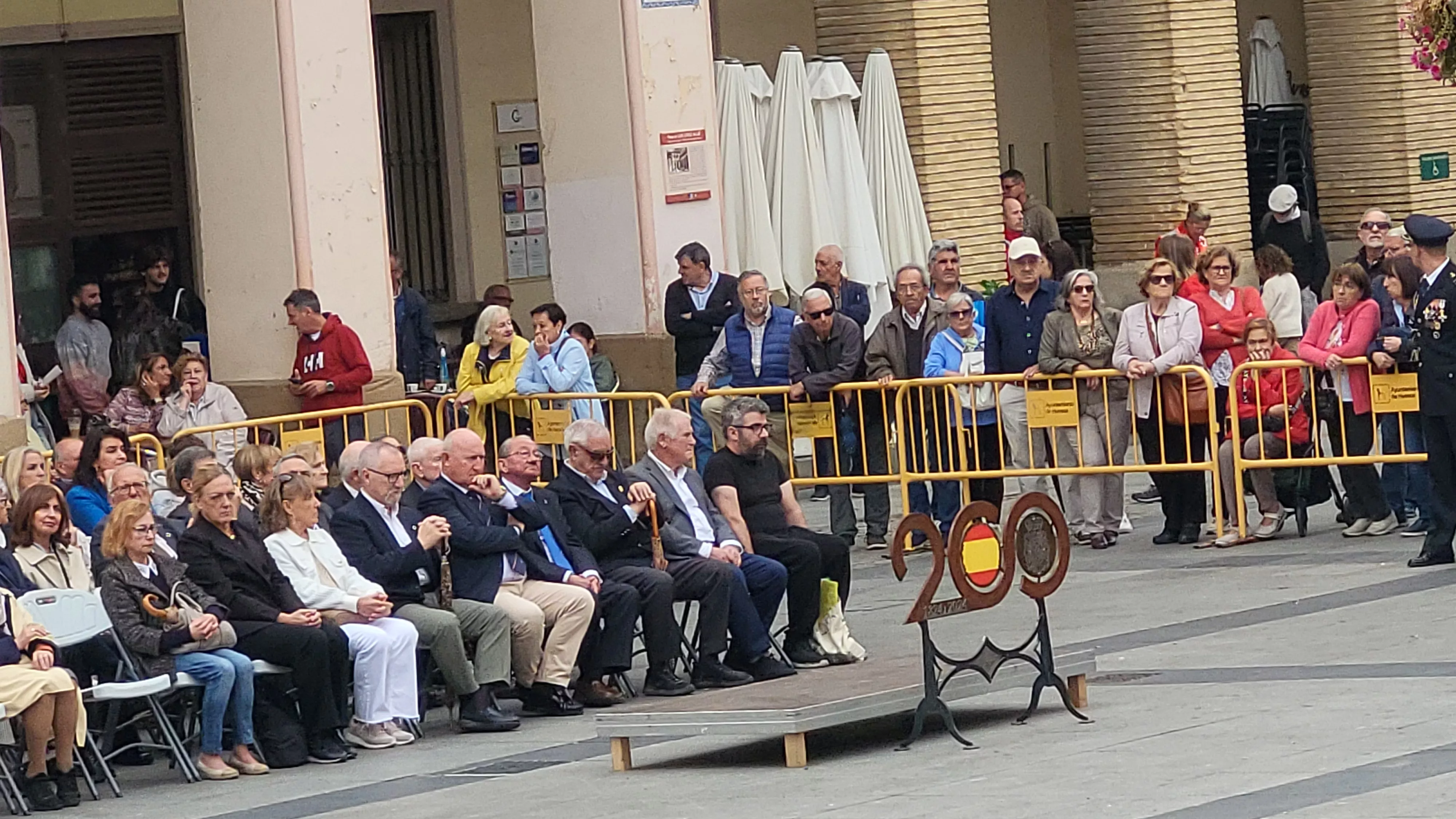 Celebración del Día de la Policía Nacional en Huesca. Foto Mercedes Manterola