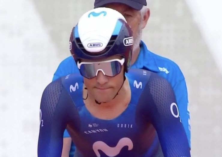 Sergio Samitier, corredor de Movistar Team.