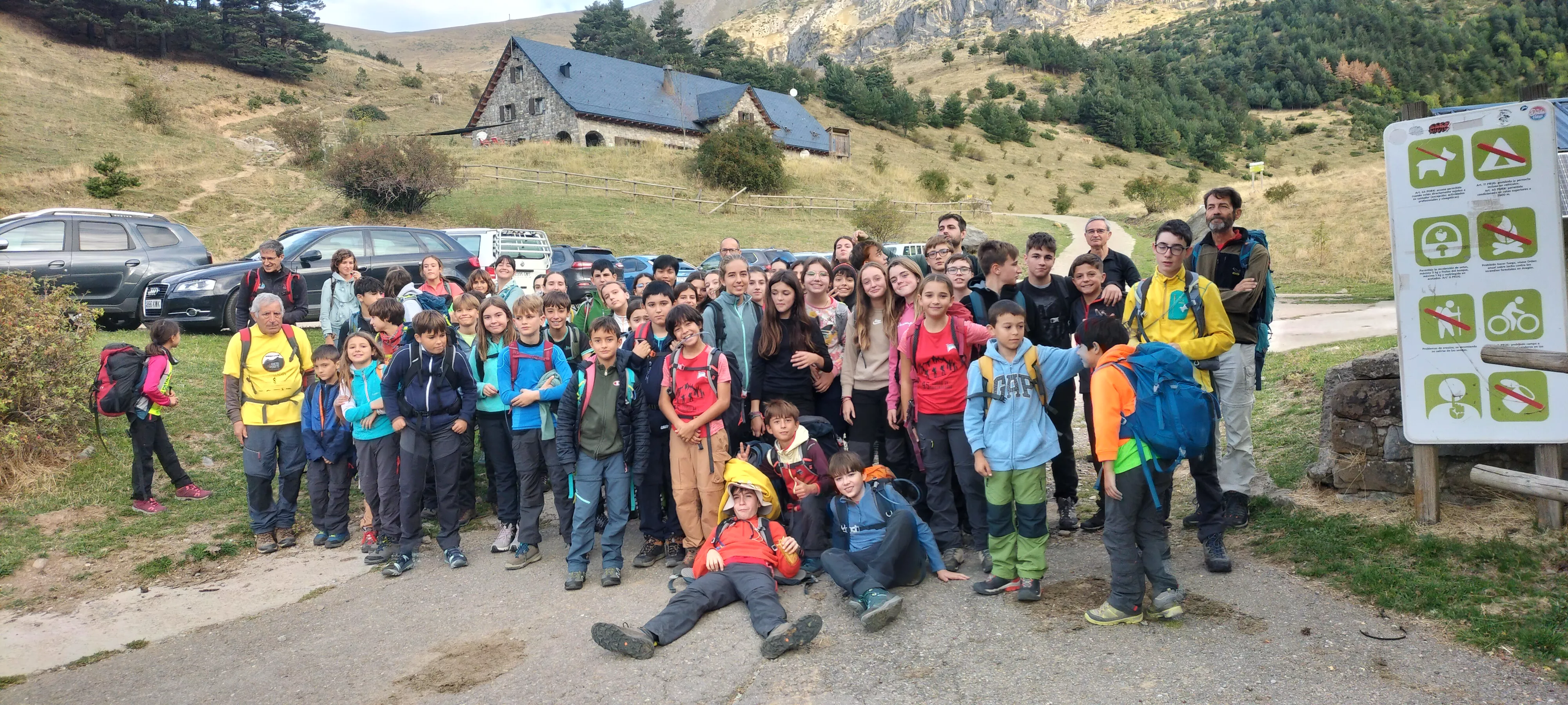 Refugio de Lizara antes de partir. Refugio de Lizara antes de partir.