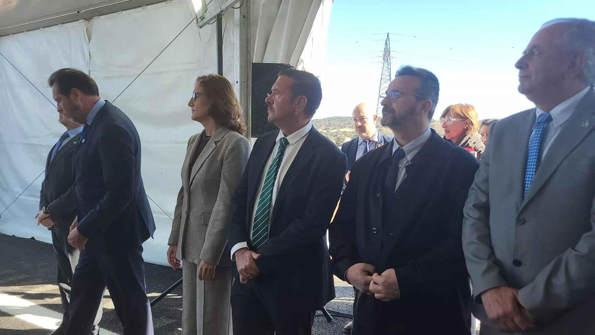 Inauguración del tramo Huesca-Siétamo de la A-22 por el ministro Óscar Puente