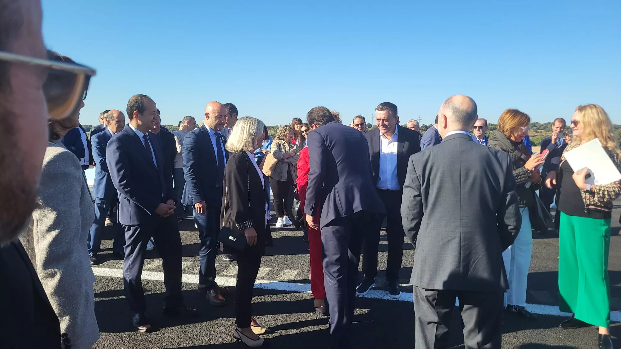Inauguración del tramo Huesca-Siétamo de la A-22 por el ministro Óscar Puente