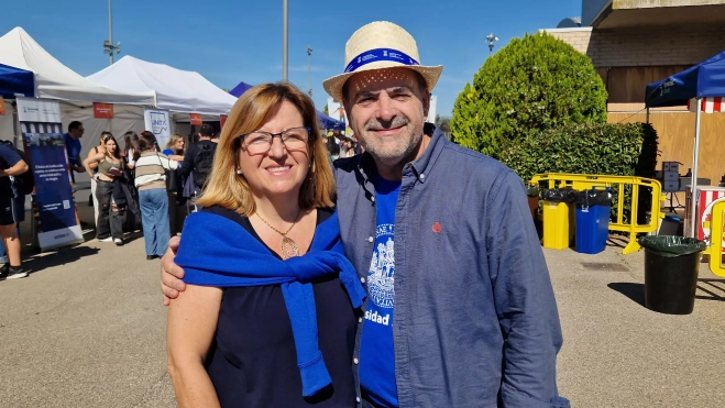Fiesta de bienvenida del Campus de Huesca curso 2025/2026. Foto Myriam Martínez
