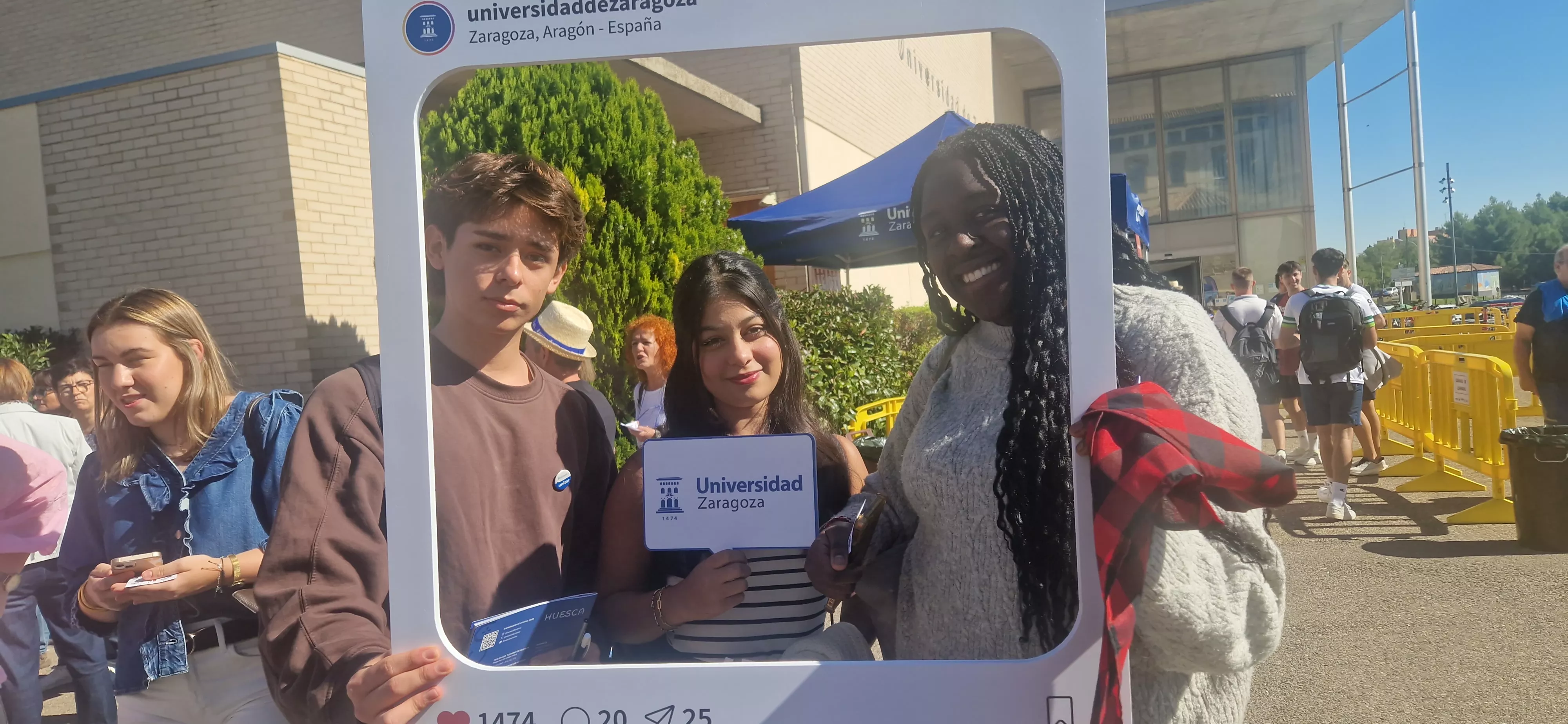 Fiesta de bienvenida del Campus de Huesca curso 2025/2026. Foto Myriam Martínez