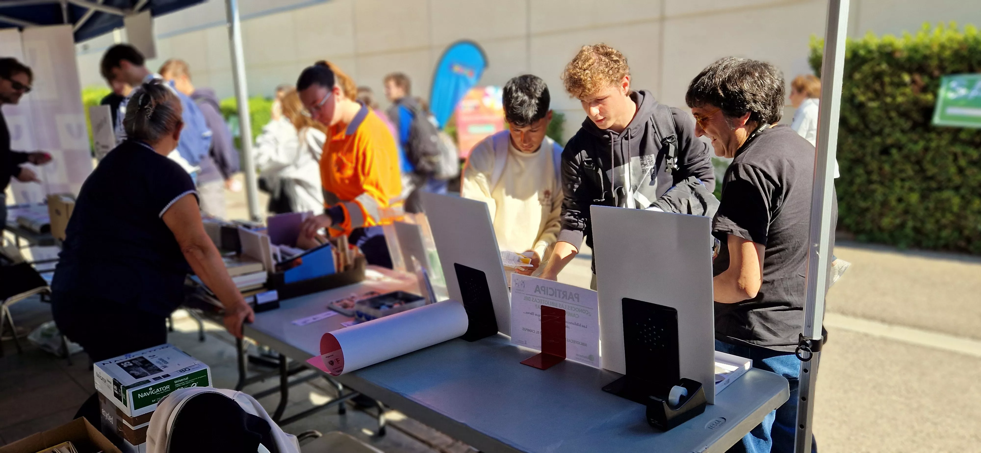 Fiesta de bienvenida del Campus de Huesca curso 2025/2026. Foto Myriam Martínez