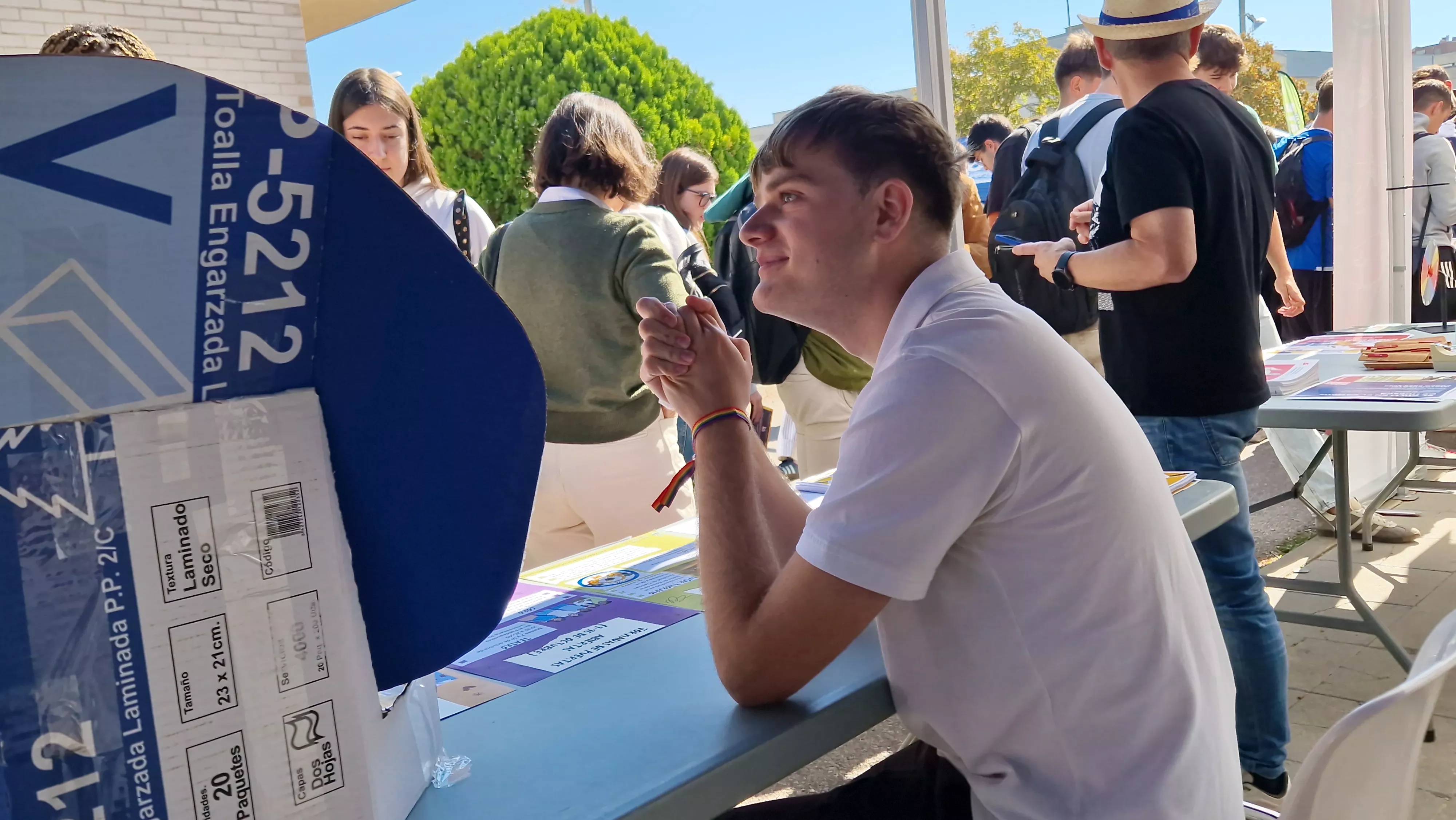 Fiesta de bienvenida del Campus de Huesca curso 2025/2026. Foto Myriam Martínez