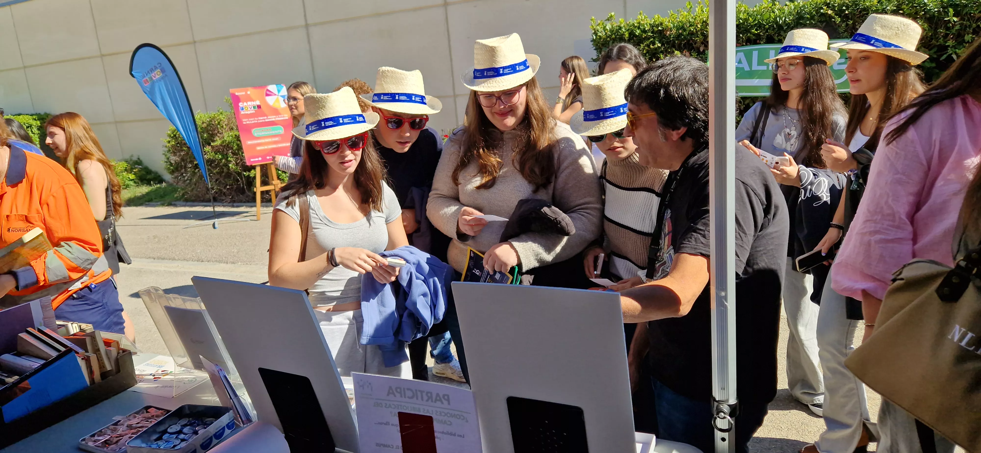 Fiesta de bienvenida del Campus de Huesca curso 2025/2026. Foto Myriam Martínez