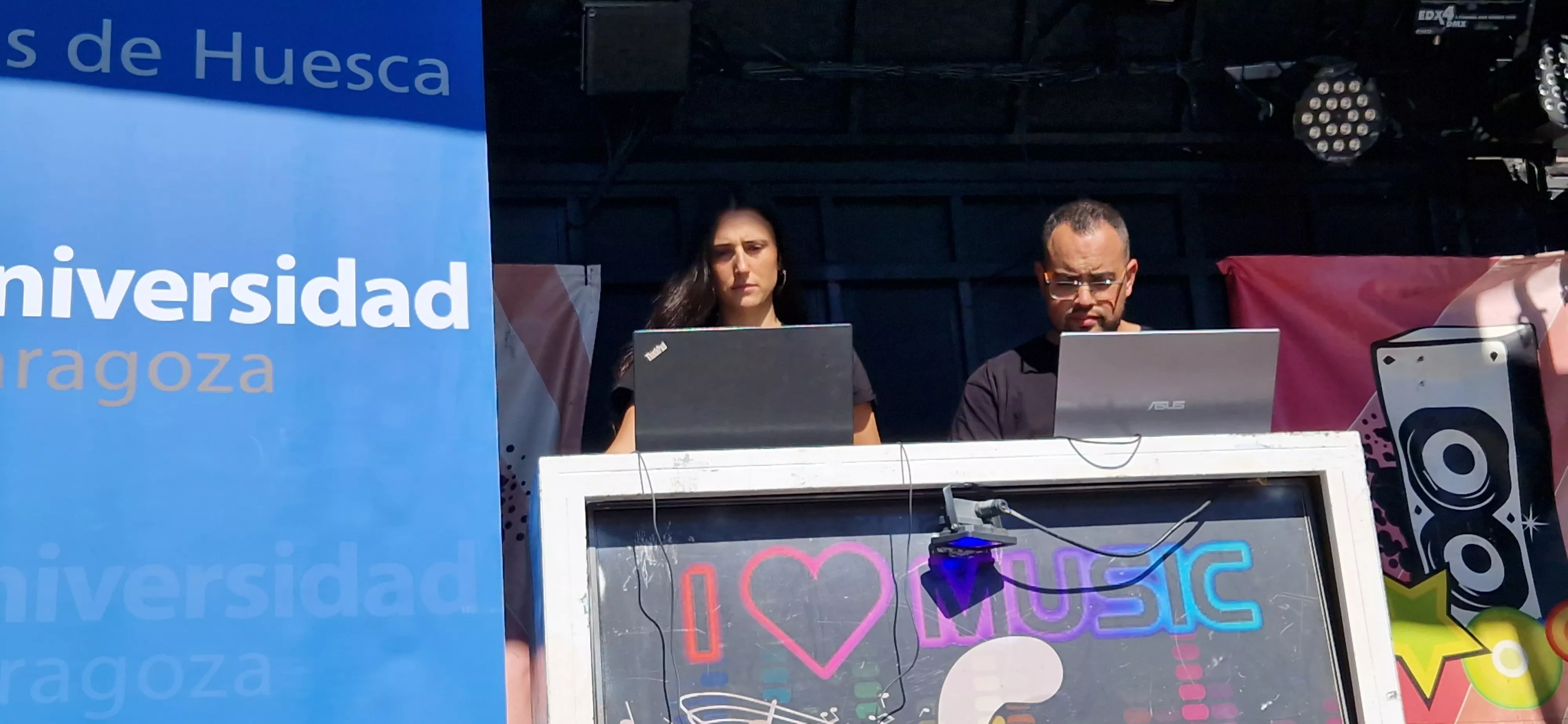 Fiesta de bienvenida del Campus de Huesca curso 2025/2026. Foto Myriam Martínez