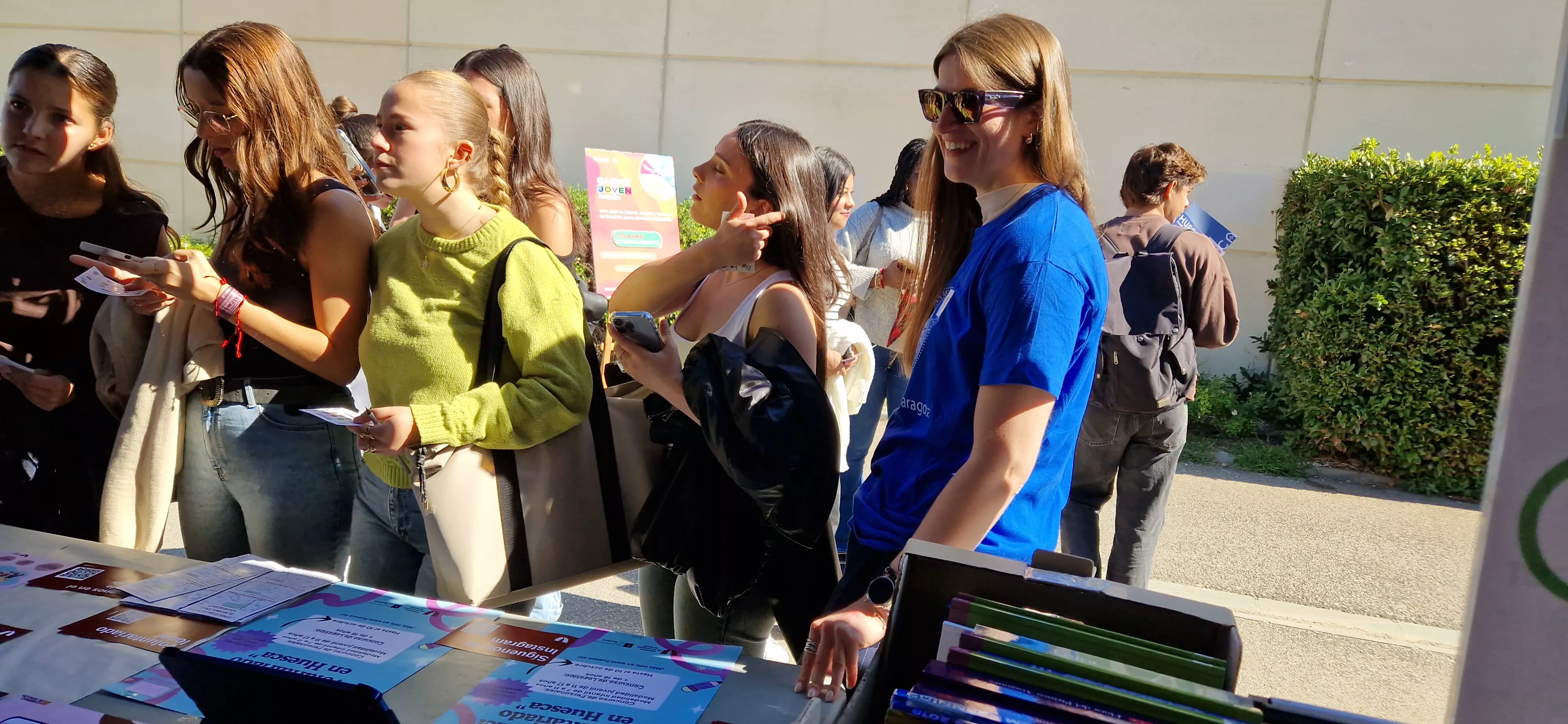 Fiesta de bienvenida del Campus de Huesca curso 2025/2026. Foto Myriam Martínez