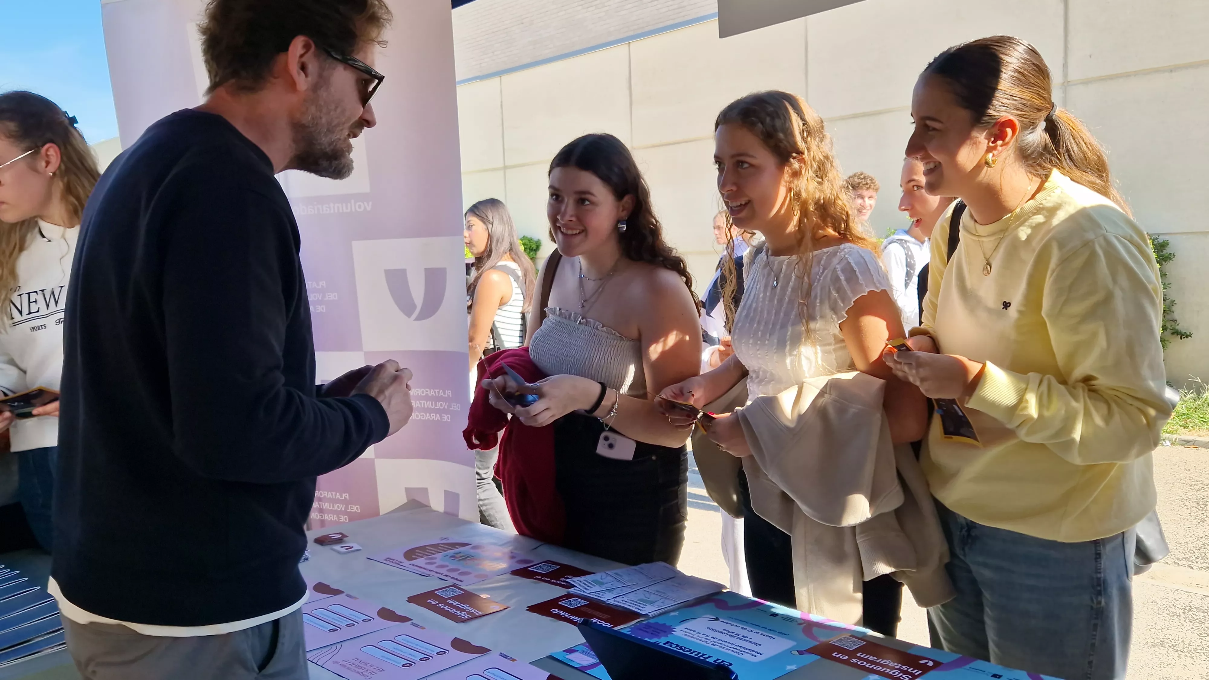 Fiesta de bienvenida del Campus de Huesca curso 2025/2026. Foto Myriam Martínez