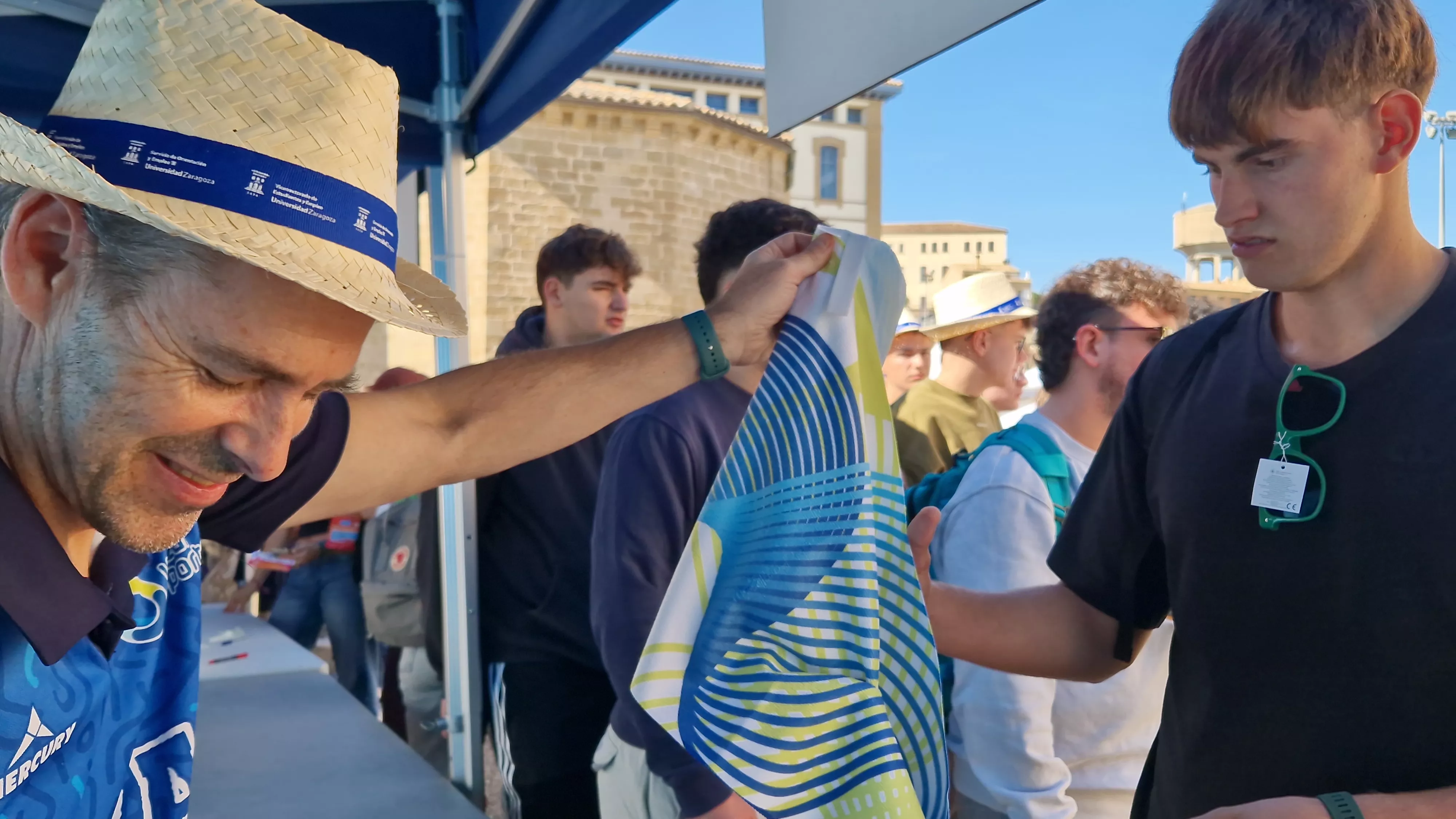 Fiesta de bienvenida del Campus de Huesca curso 2025/2026. Foto Myriam Martínez