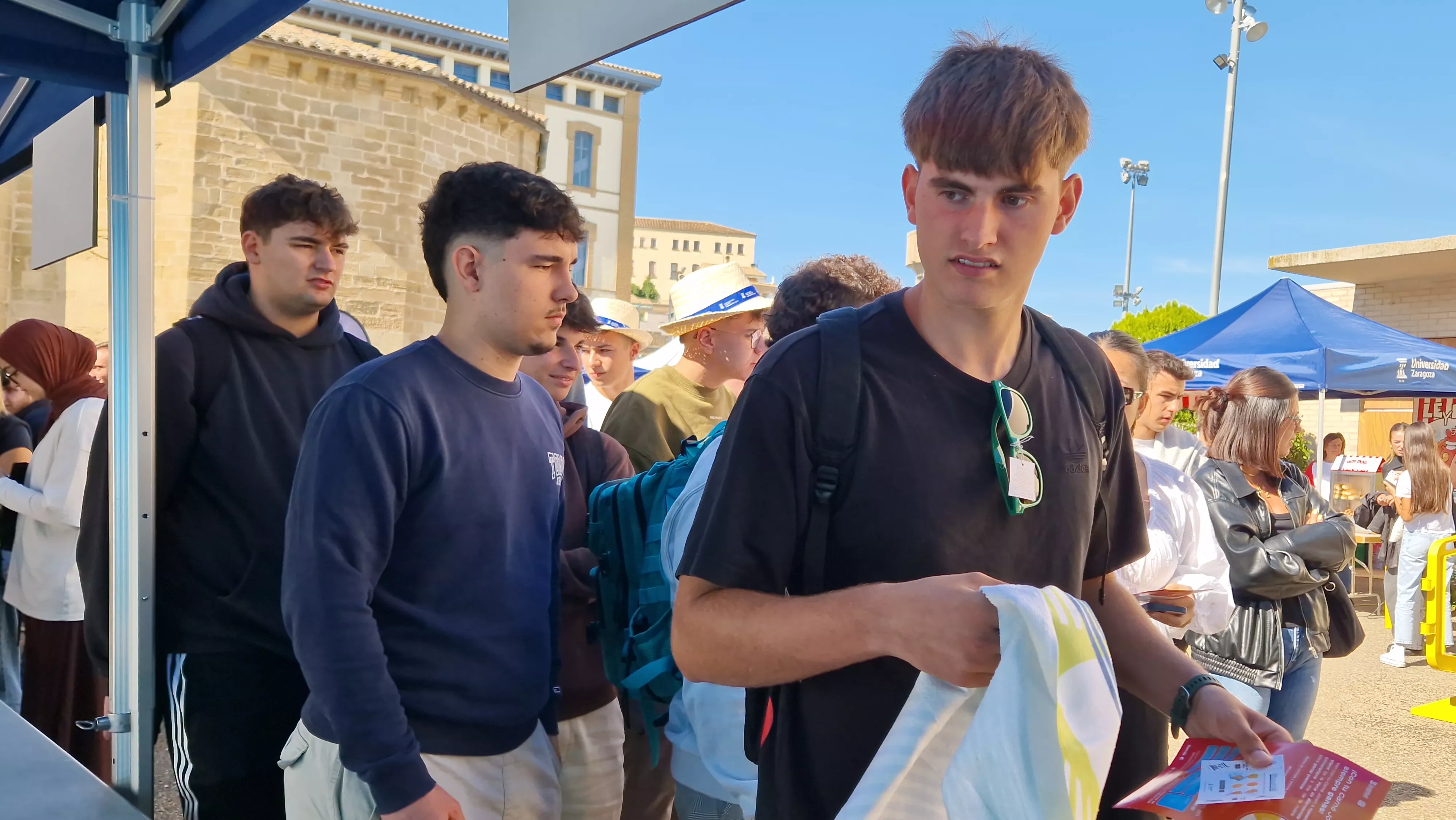 Fiesta de bienvenida del Campus de Huesca curso 2025/2026. Foto Myriam Martínez
