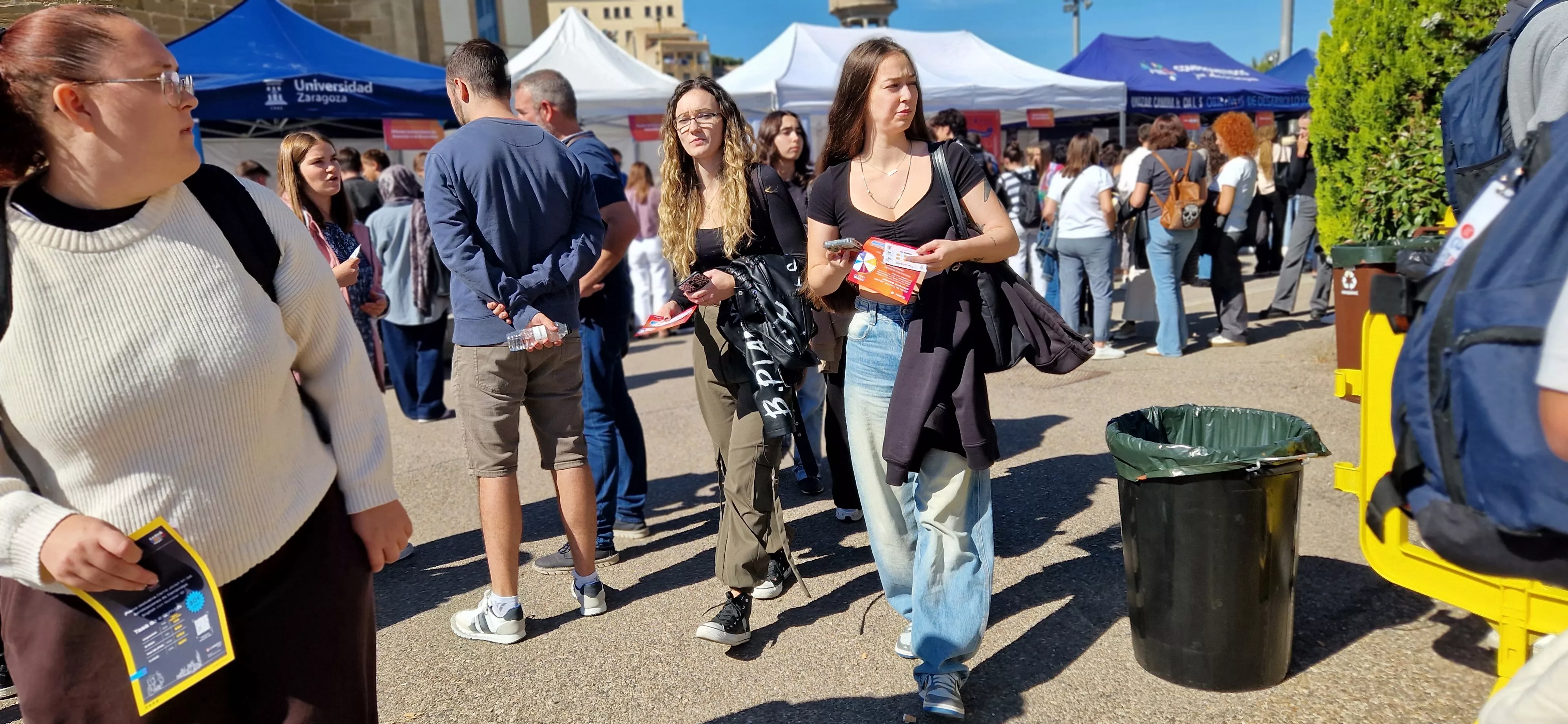 Fiesta de bienvenida del Campus de Huesca curso 2025/2026. Foto Myriam Martínez