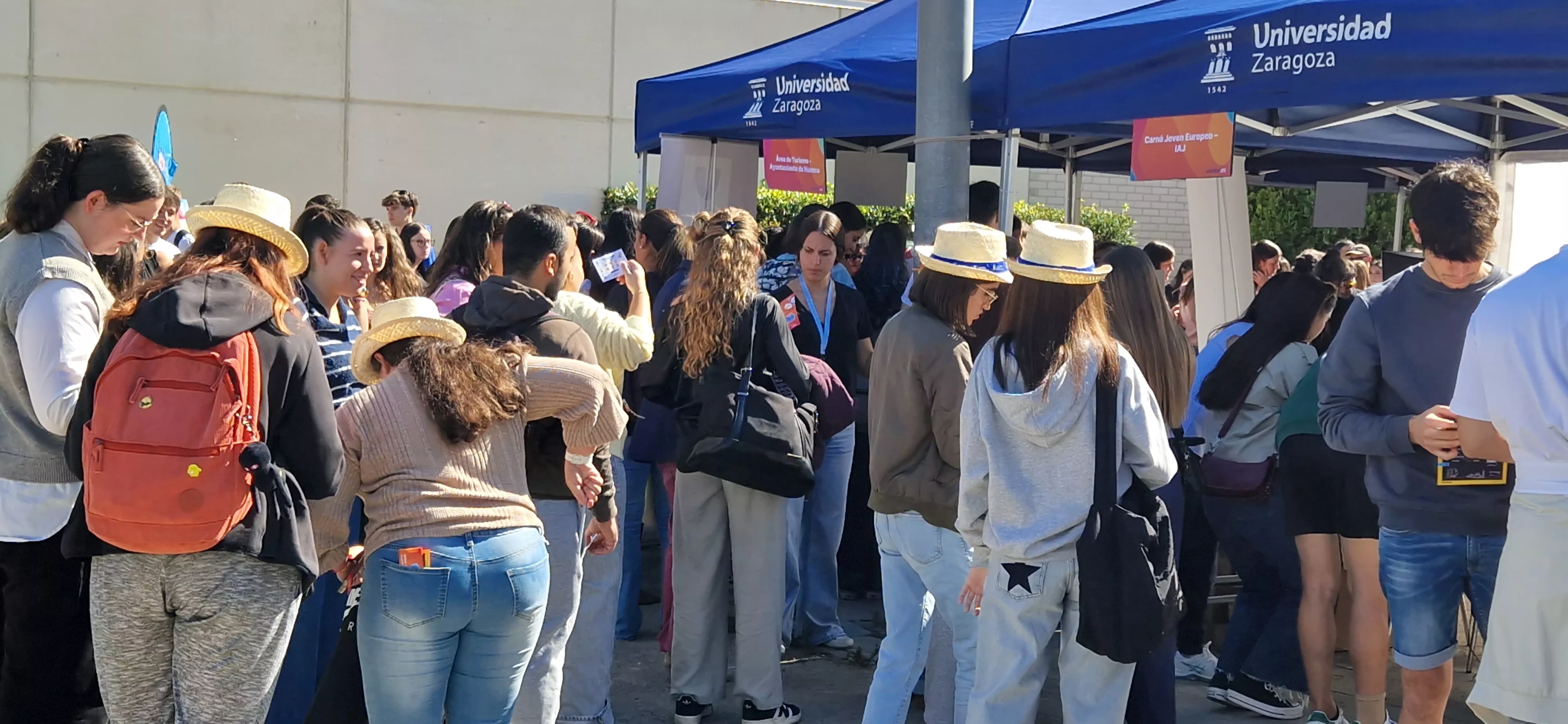 Fiesta de bienvenida del Campus de Huesca curso 2025/2026. Foto Myriam Martínez