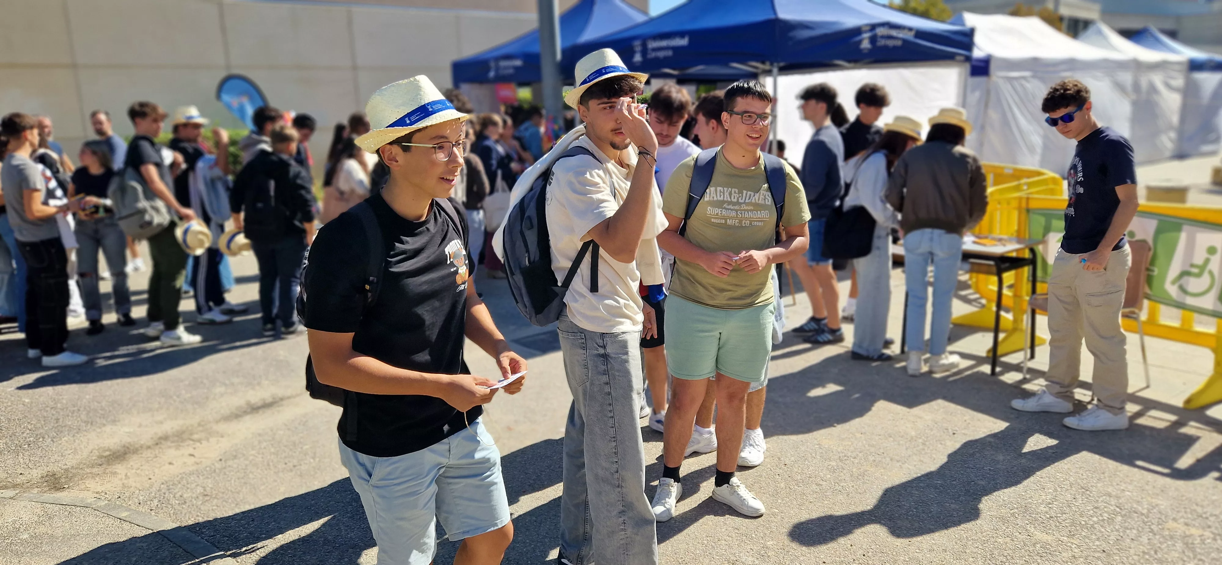 Fiesta de bienvenida del Campus de Huesca curso 2025/2026. Foto Myriam Martínez