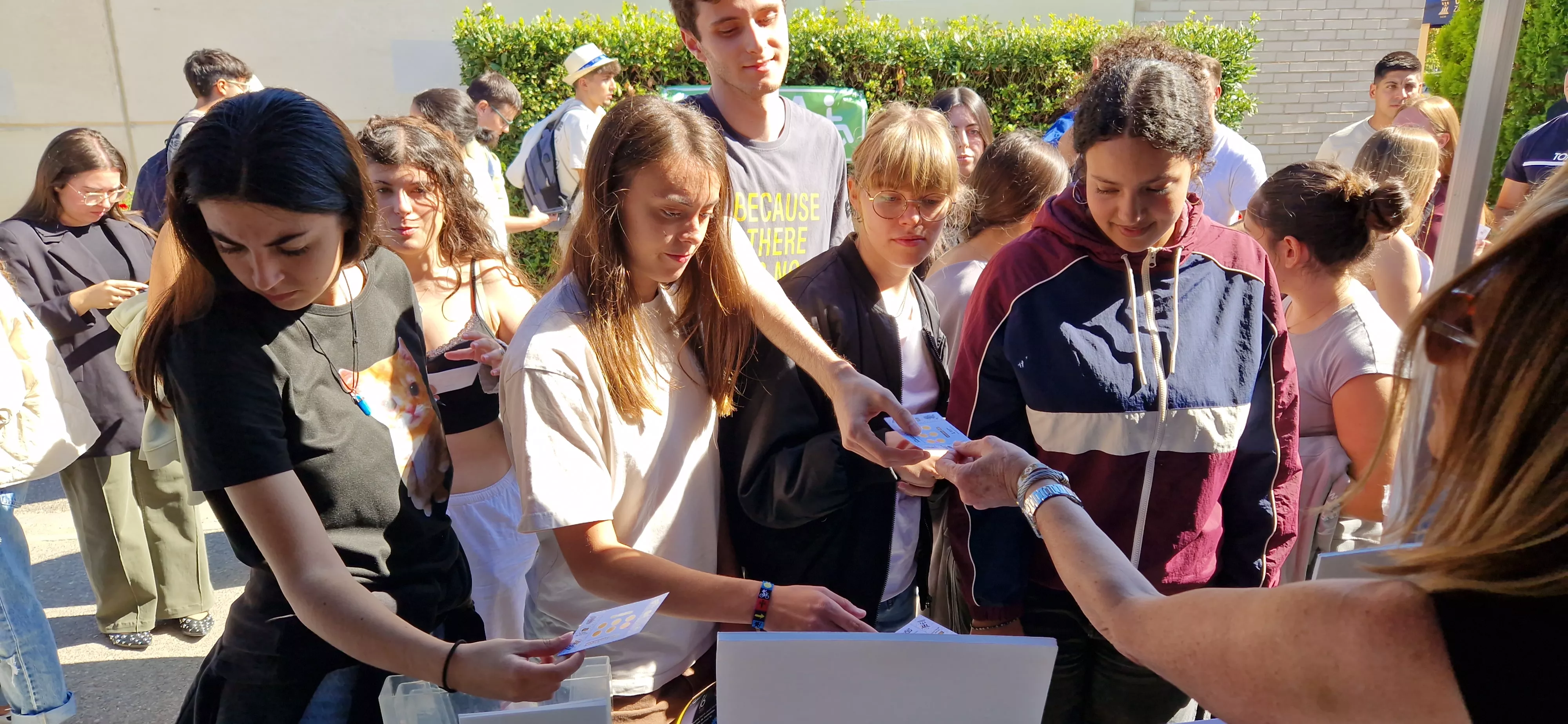 Fiesta de bienvenida del Campus de Huesca curso 2025/2026. Foto Myriam Martínez