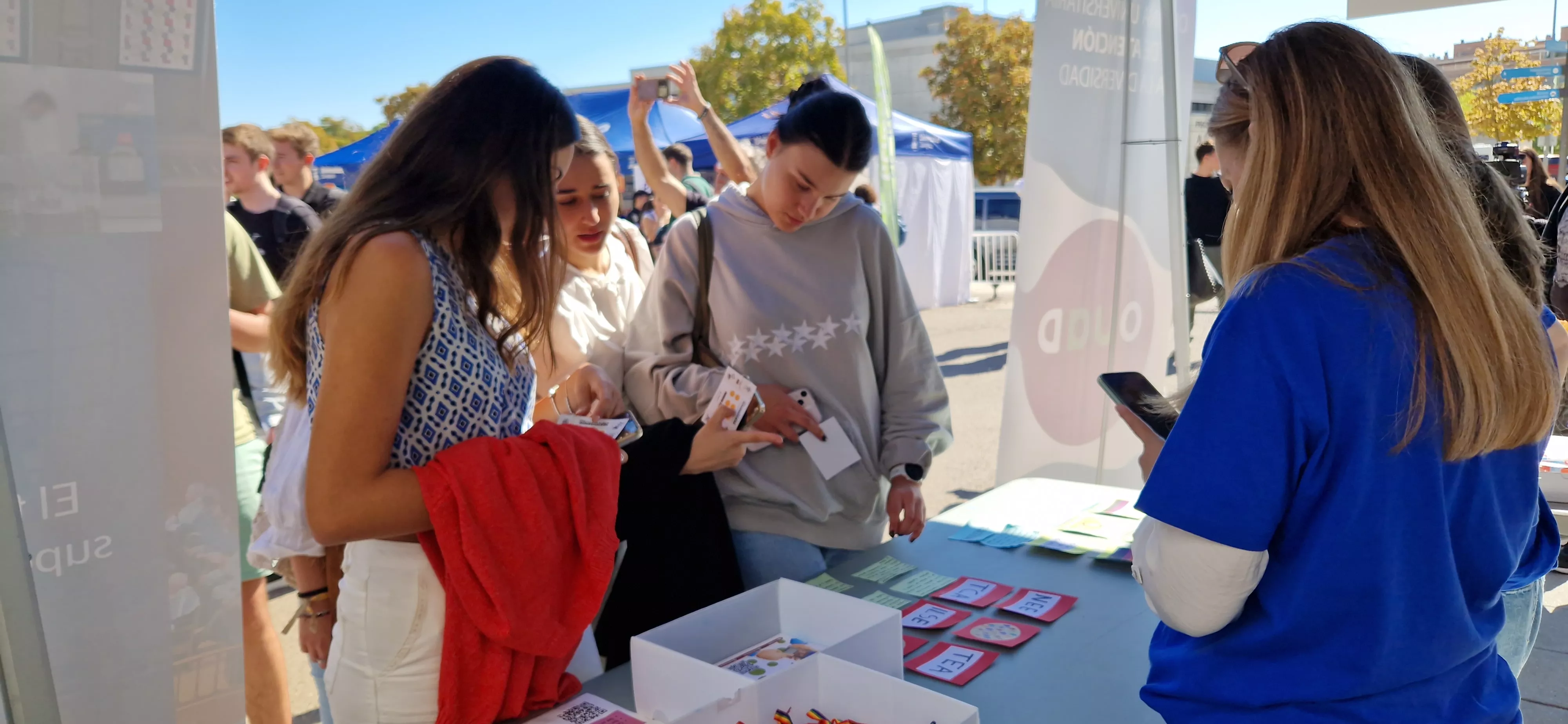 Fiesta de bienvenida del Campus de Huesca curso 2025/2026. Foto Myriam Martínez