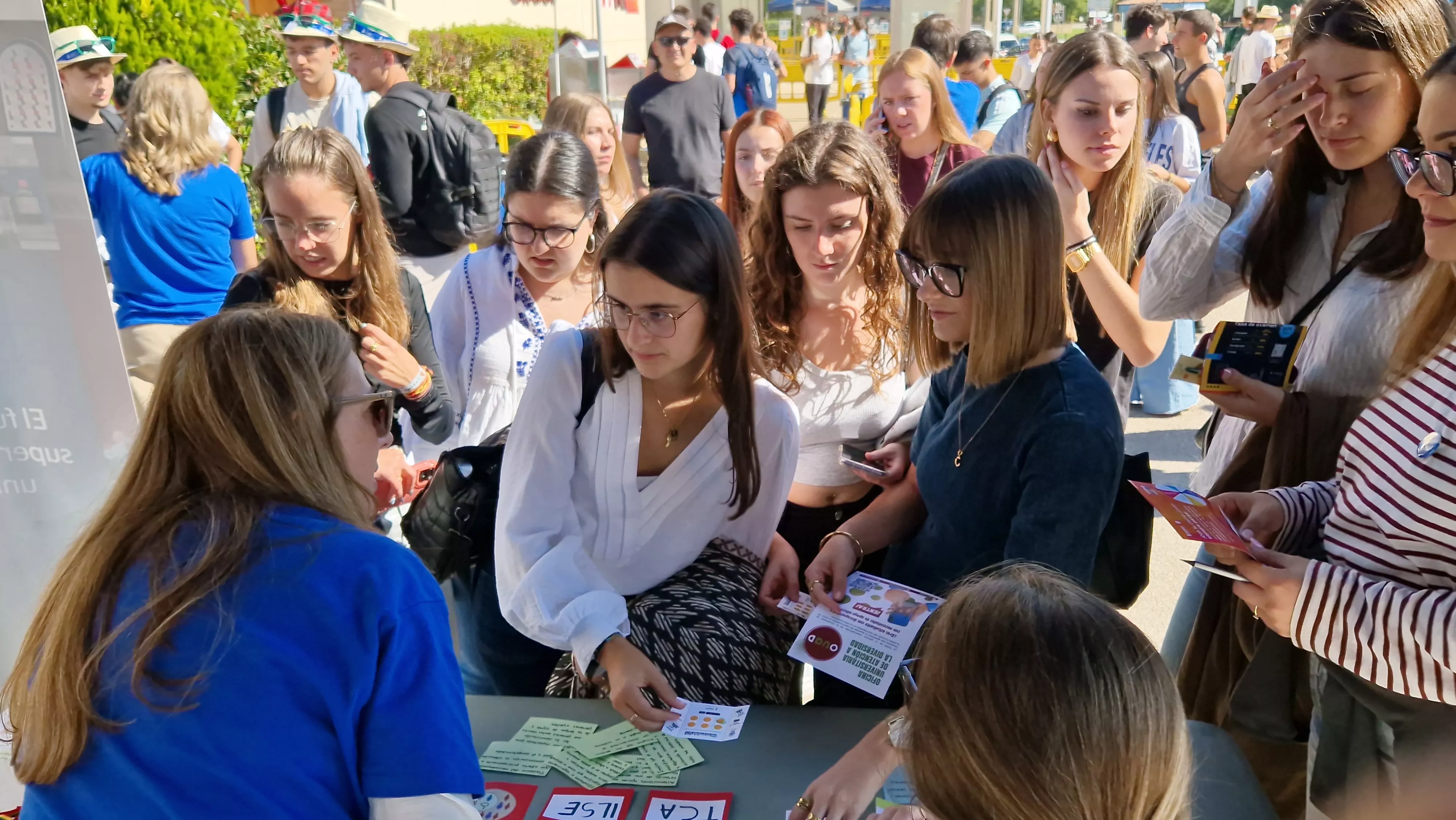 Fiesta de bienvenida del Campus de Huesca curso 2025/2026. Foto Myriam Martínez