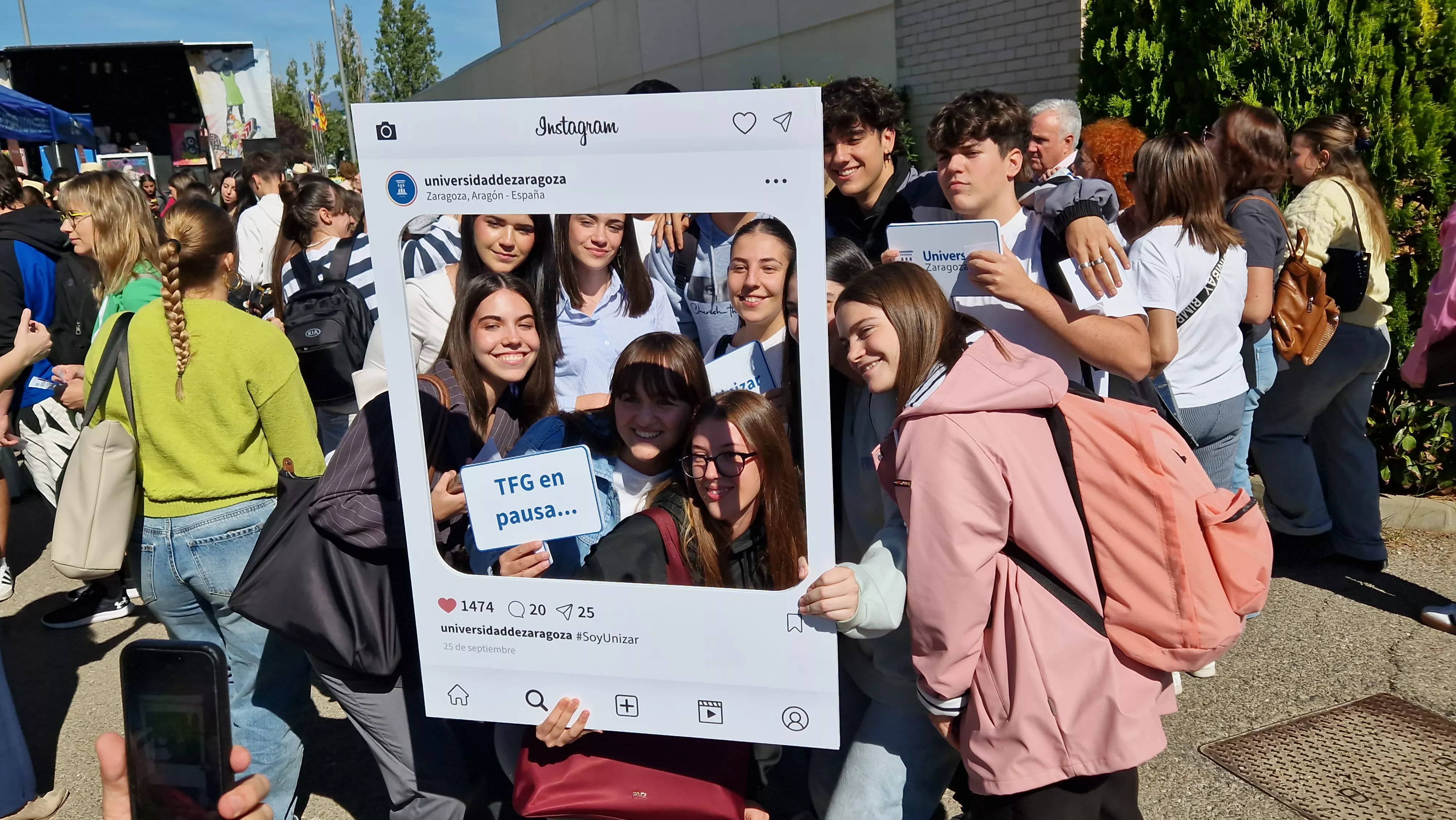 Fiesta de bienvenida del Campus de Huesca curso 2025/2026. Foto Myriam Martínez Fiesta de bienvenida del Campus de Huesca curso 2025/2026. Foto Myriam Martínez