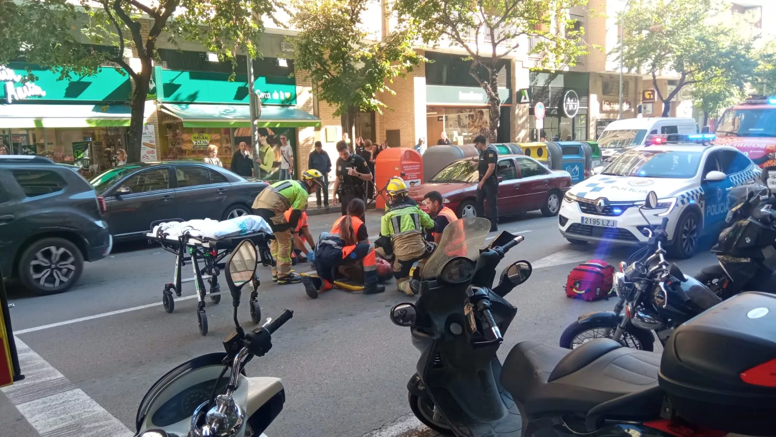 La persona mayor atendida en la calle Cabestany de Huesca La persona mayor atendida en la calle Cabestany de Huesca