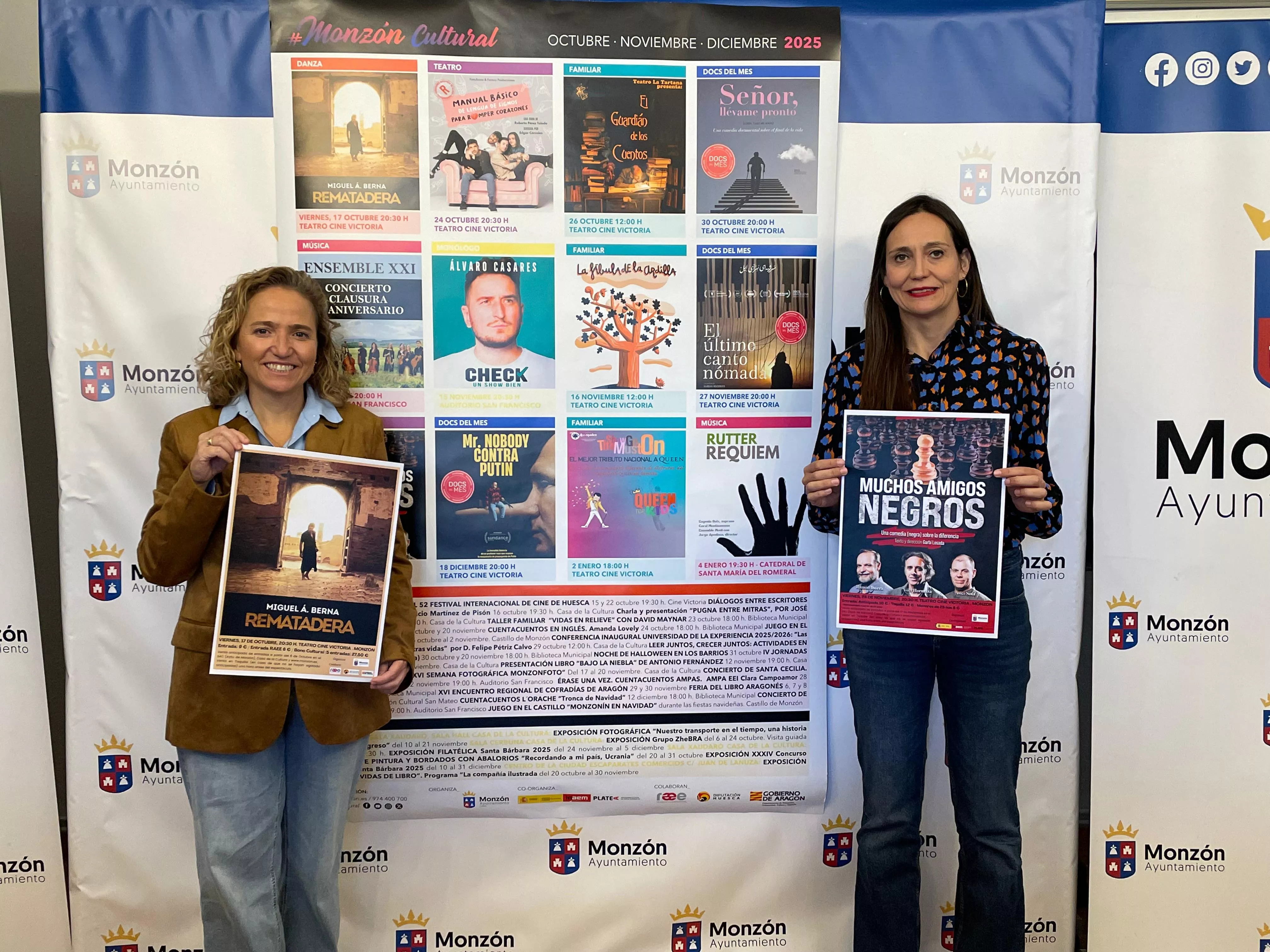 Presentación este jueves de la programación cultural de Monzón para este otoño.