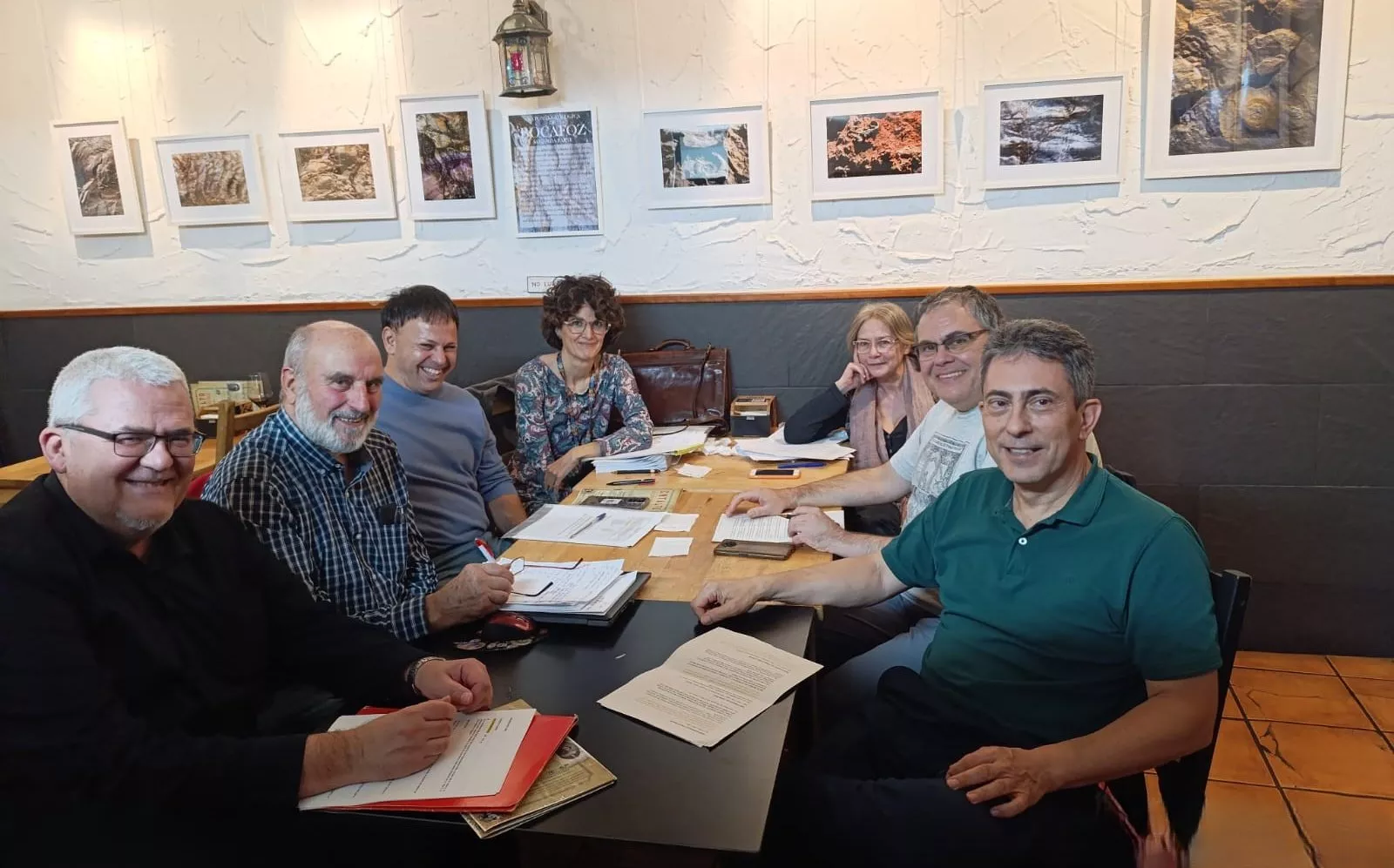 Reunión del jurado.