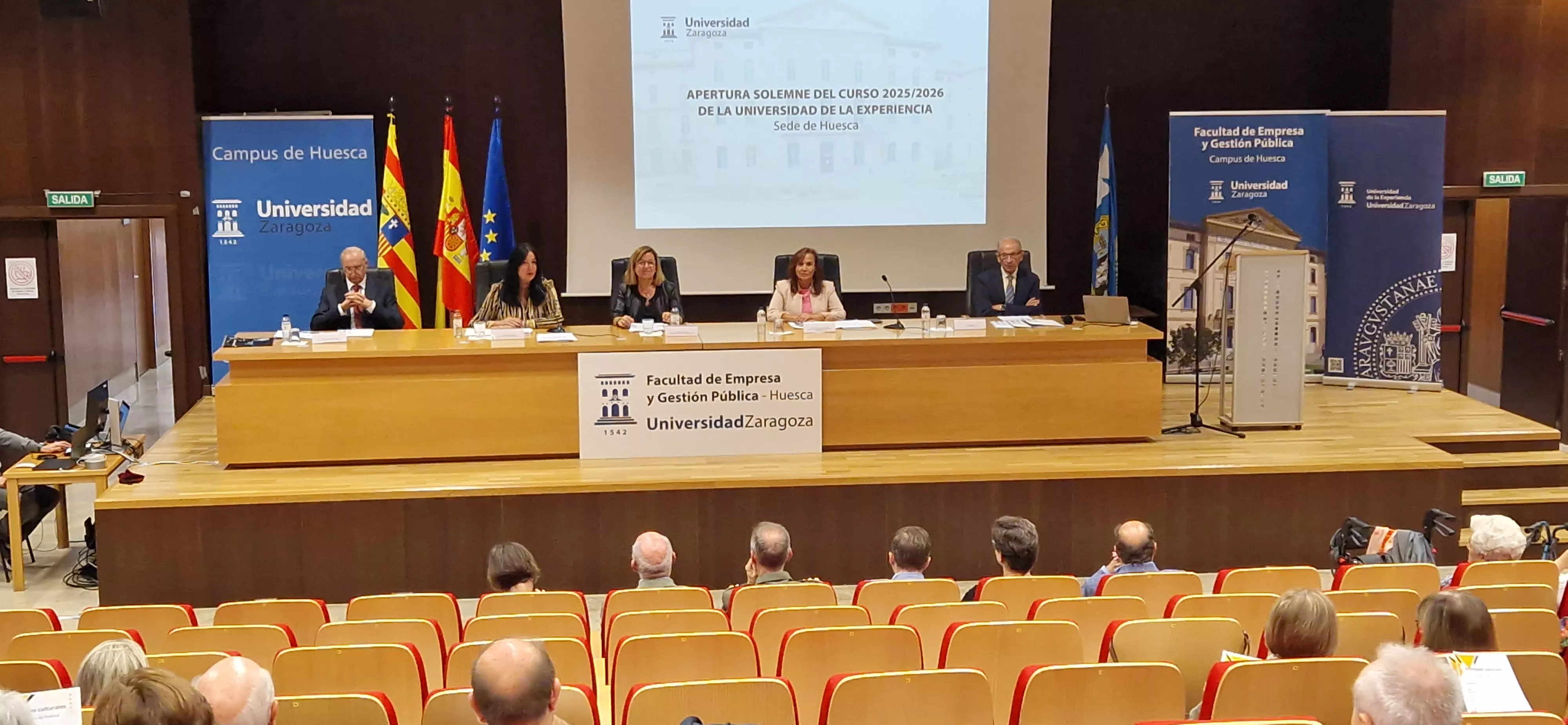 Inauguración del nuevo curso de la Universidad de la Experiencia. Foto Myriam Martínez