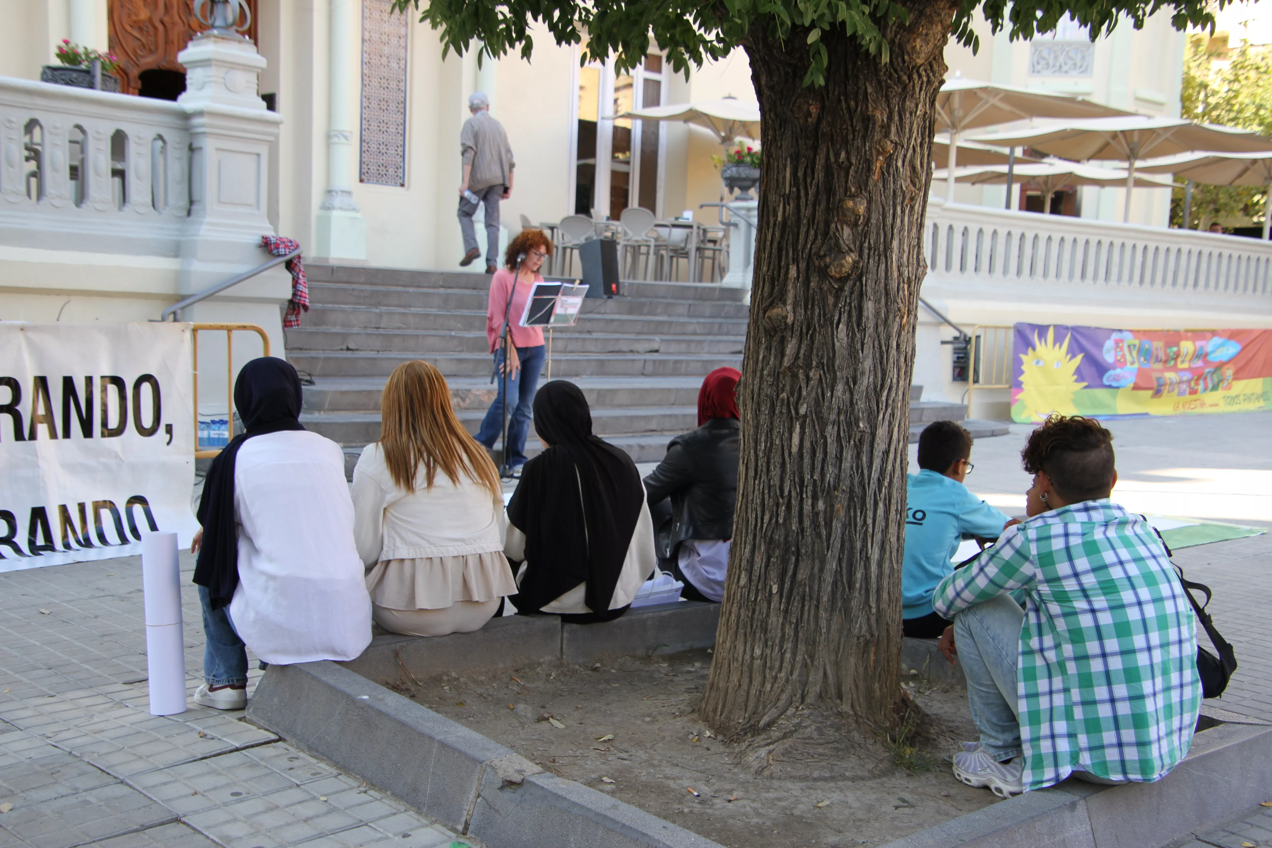 Acto de la Plataforma de la Escuela Pública. Foto Carlos Neofato