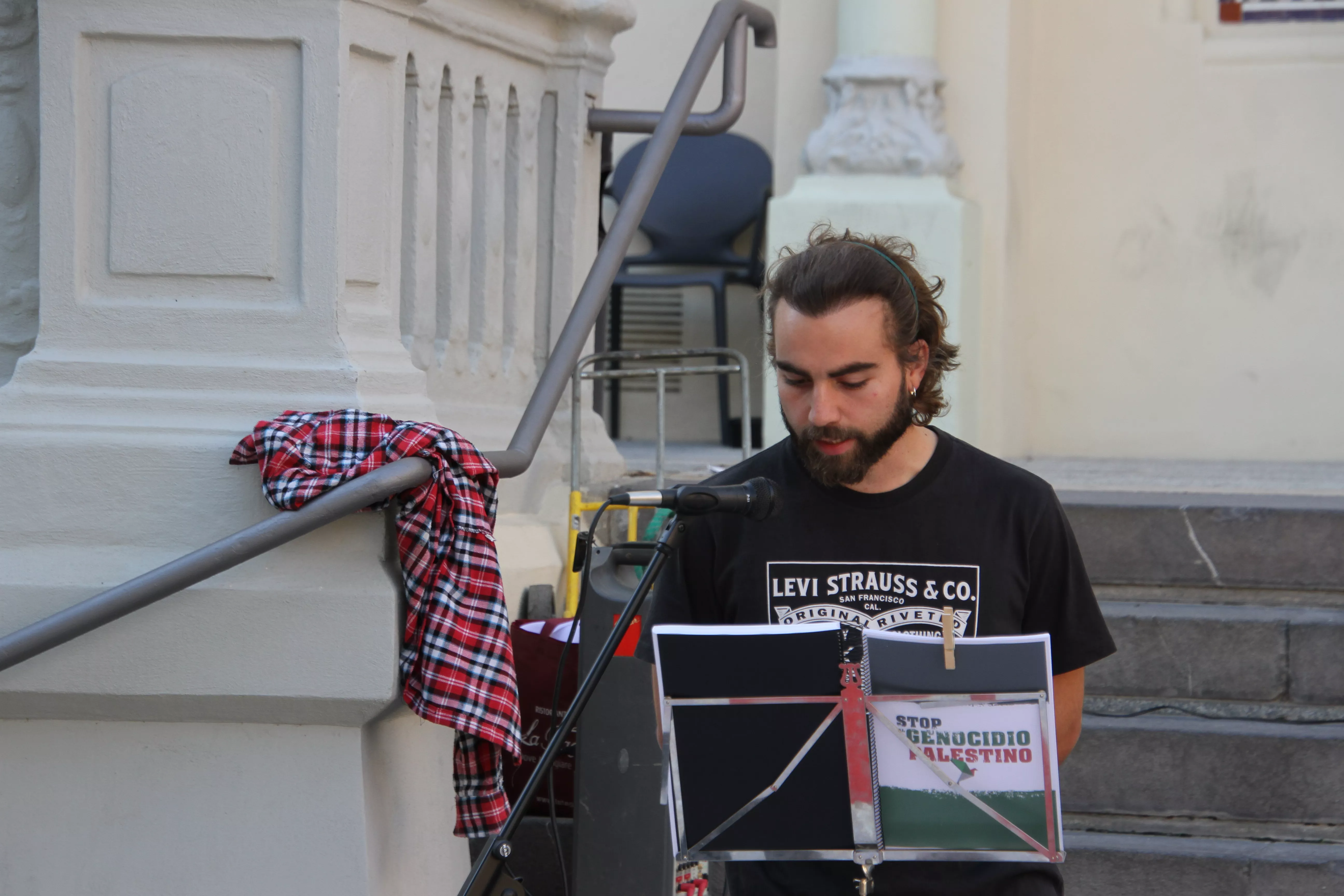 Acto de la Plataforma de la Escuela Pública. Foto Carlos Neofato