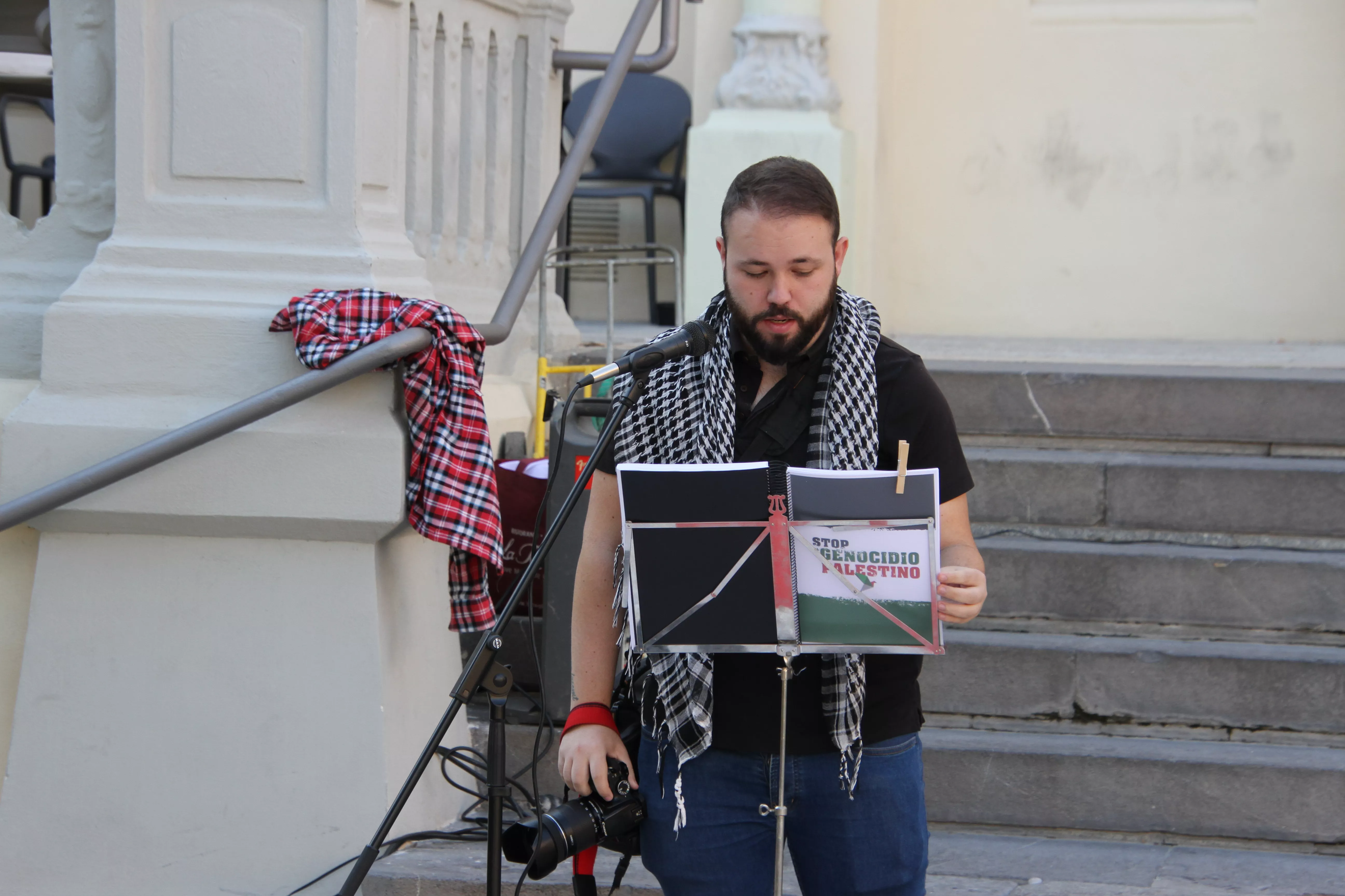 Acto de la Plataforma de la Escuela Pública. Foto Carlos Neofato