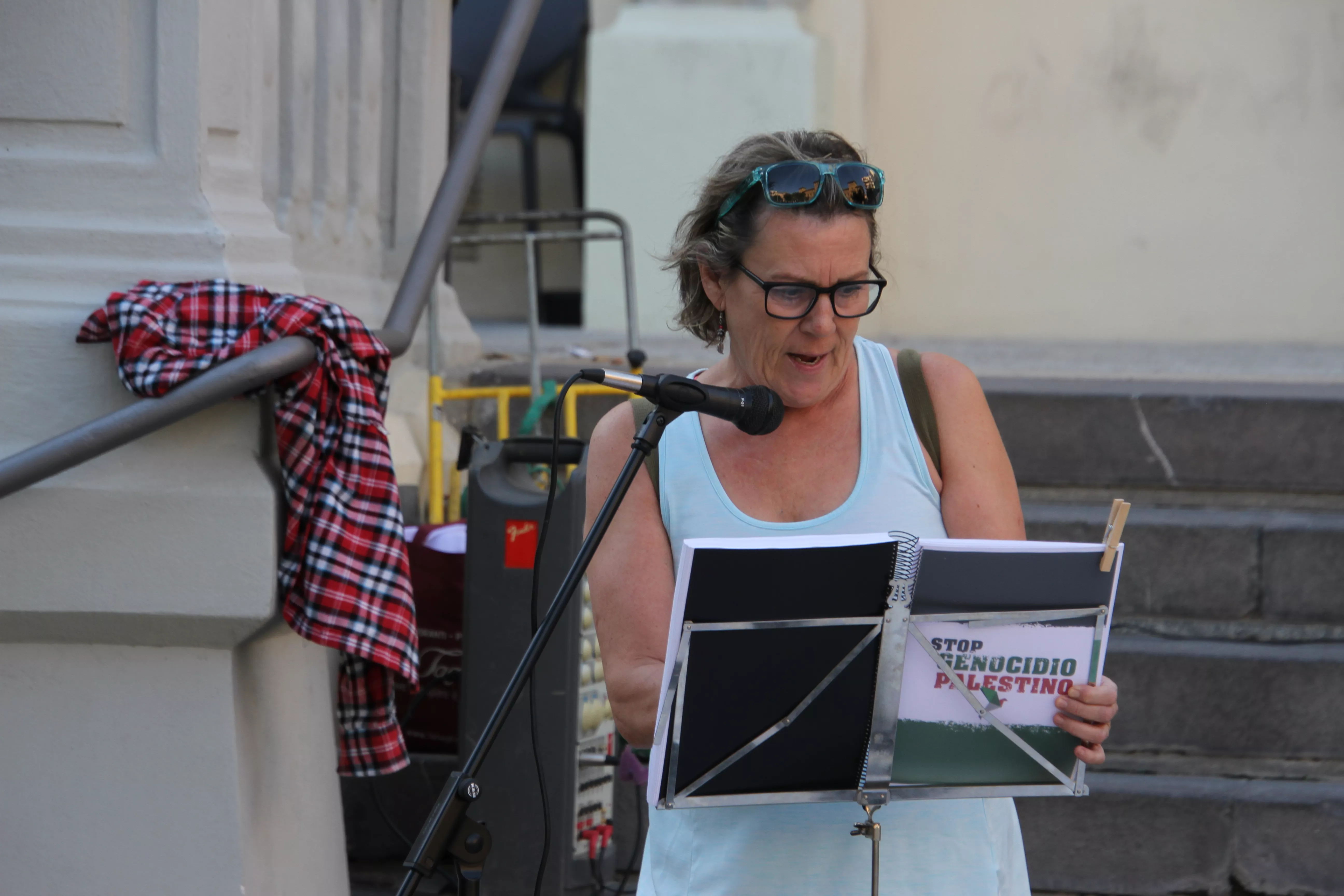 Acto de la Plataforma de la Escuela Pública. Foto Carlos Neofato