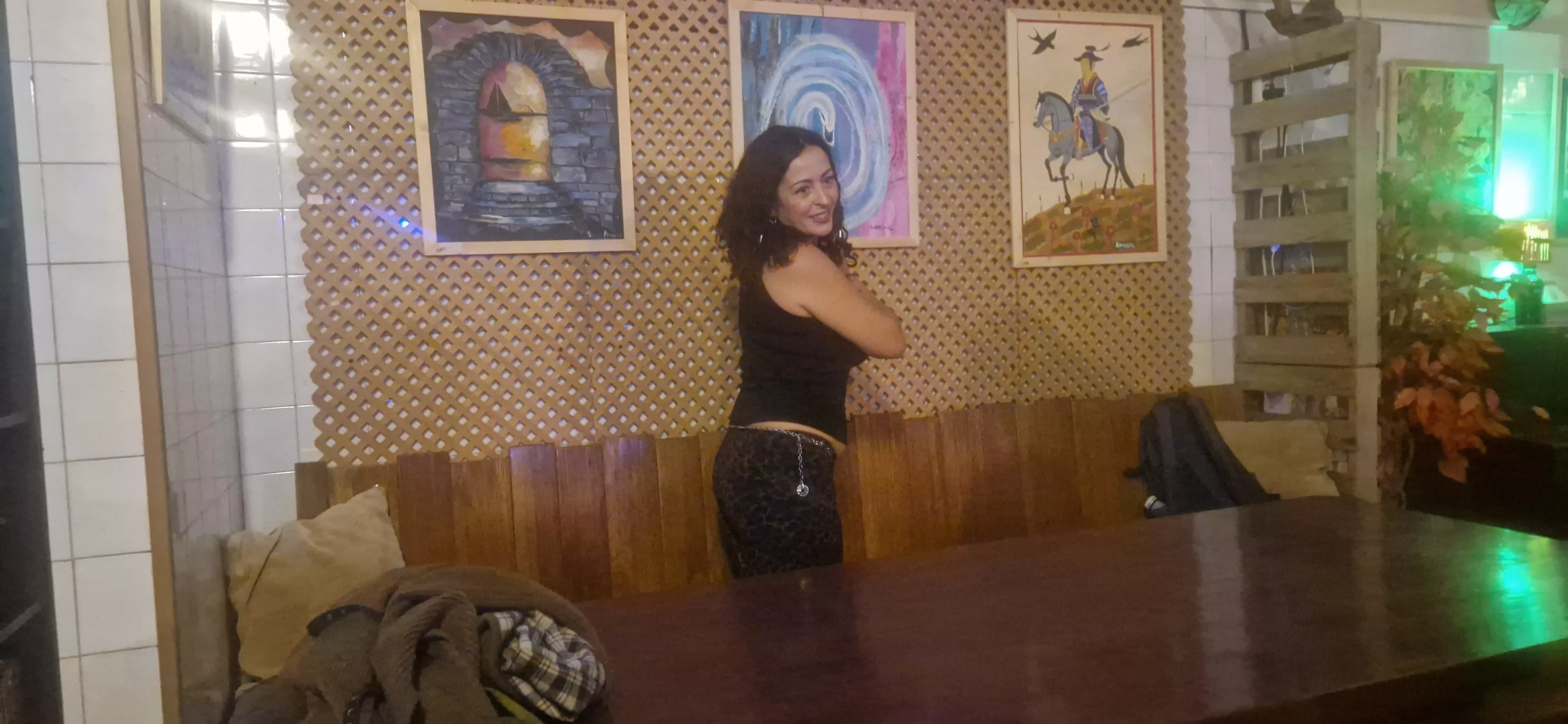 Exposición del taller de pintura de Asapme en la Catalítica. Foto Myriam Martínez