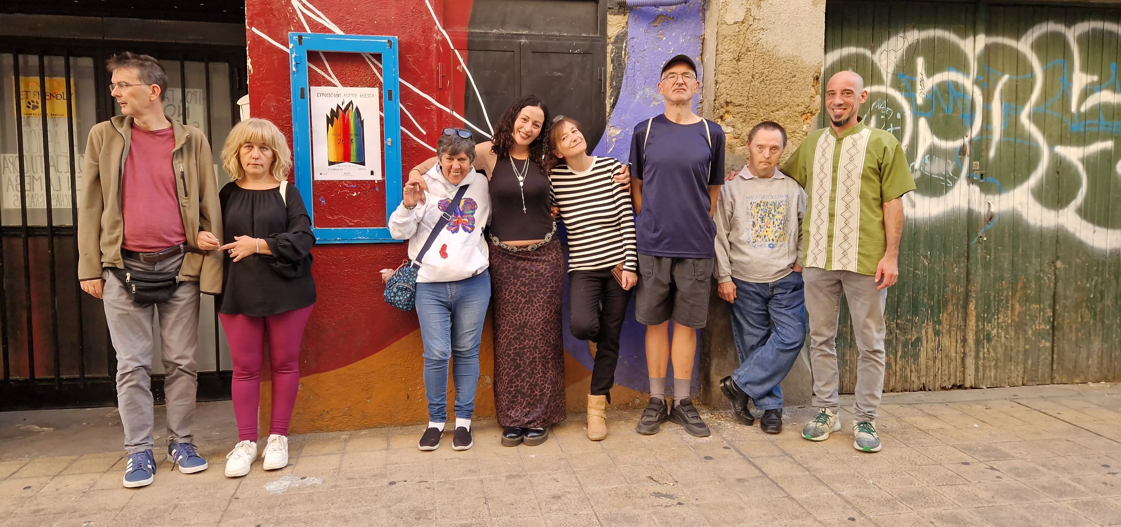 Exposición del taller de pintura de Asapme en la Catalítica. Foto Myriam Martínez