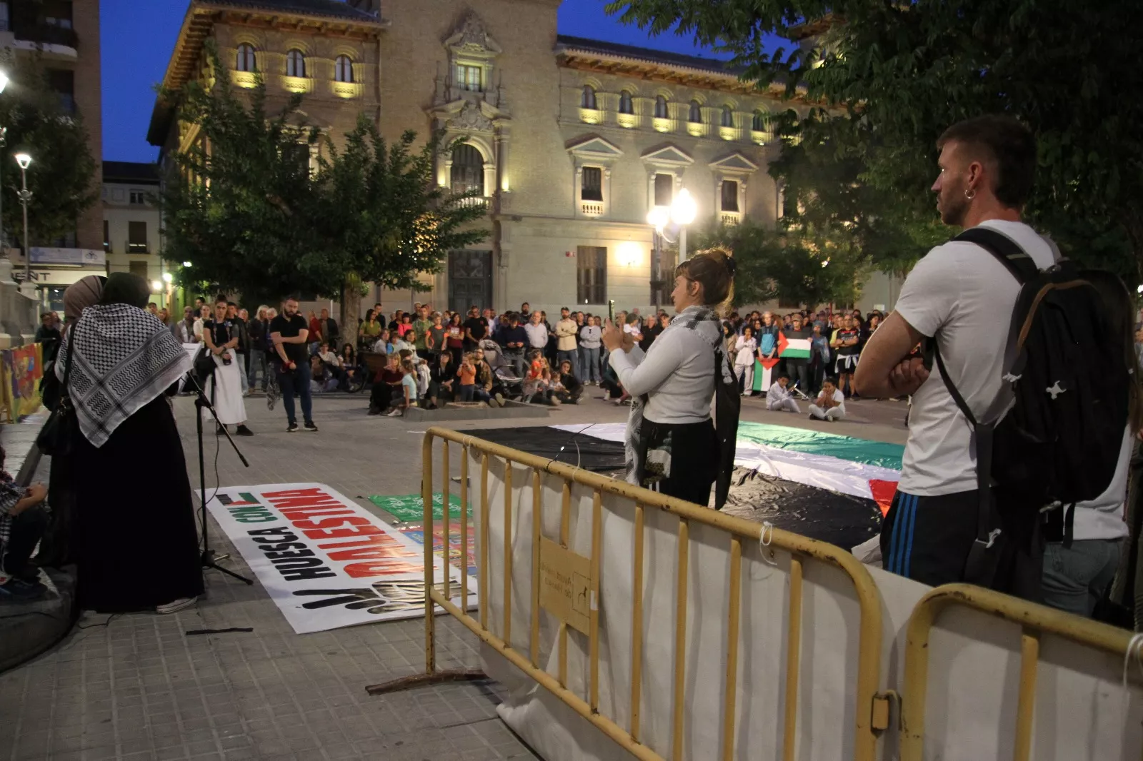 Huesca con Palestina. Foto Carlos Neofato