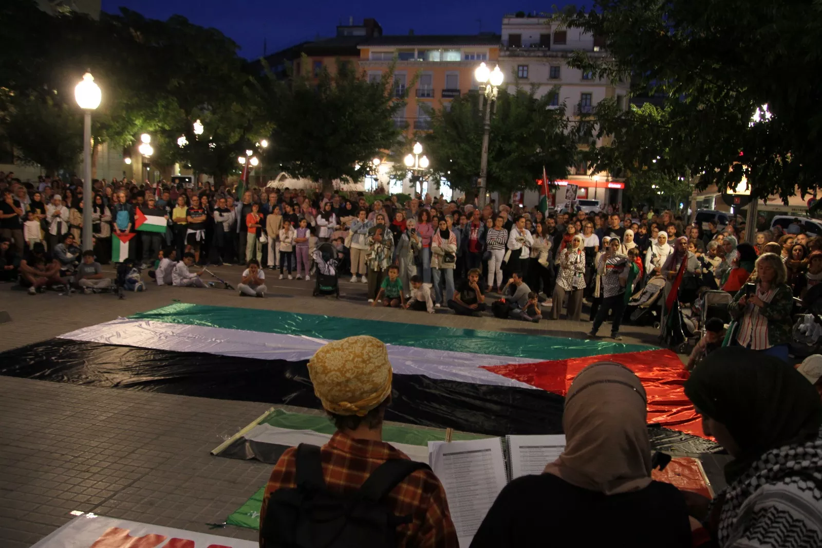 Huesca con Palestina. Foto Carlos Neofato